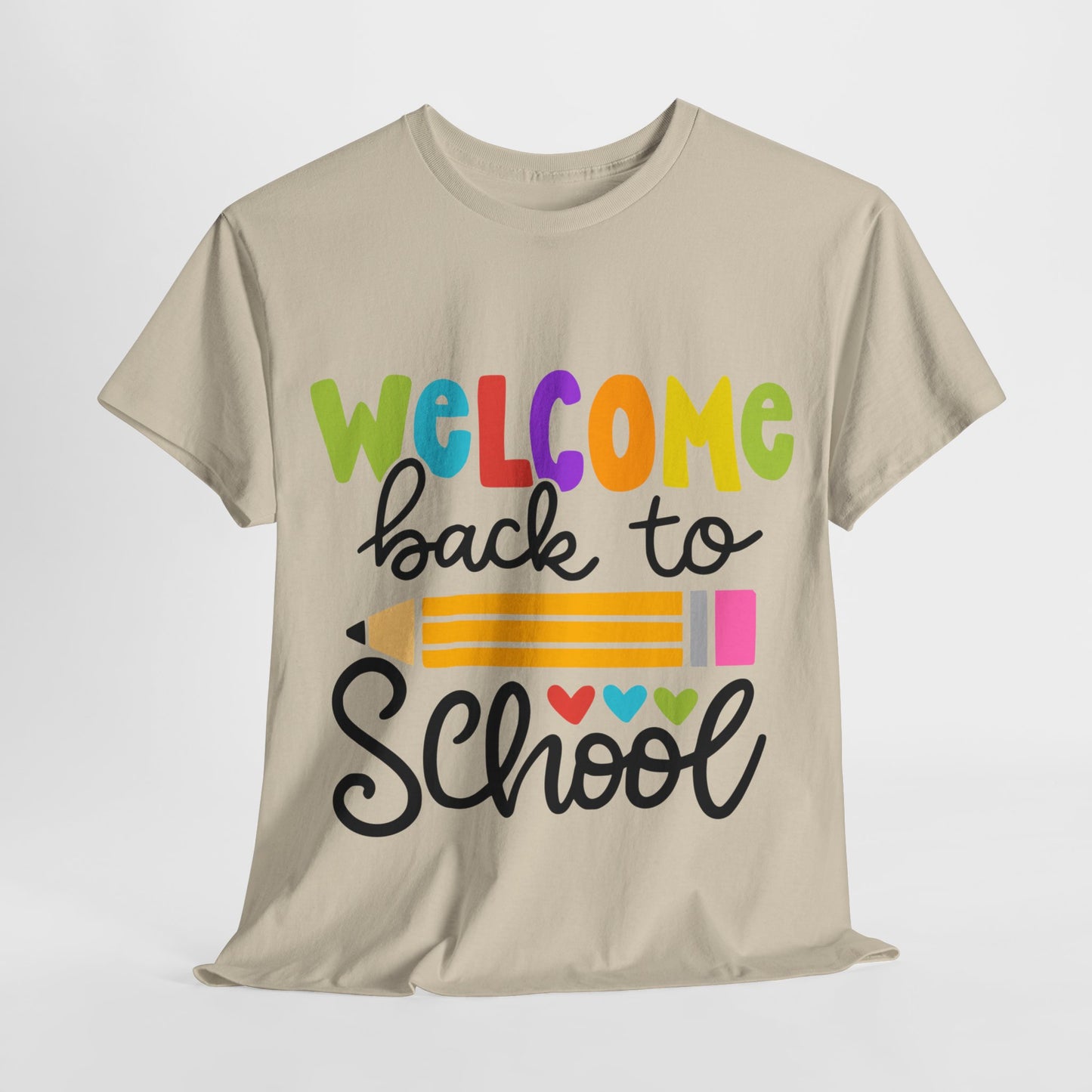 Welcome Back To School Unisex Heavy Cotton Tee