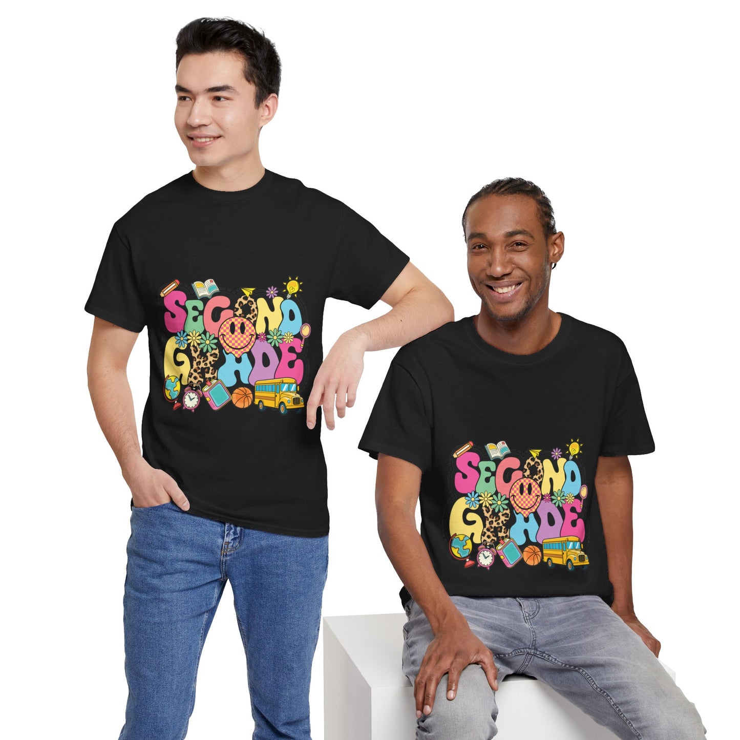 Second Grade Unisex Heavy Cotton Tee