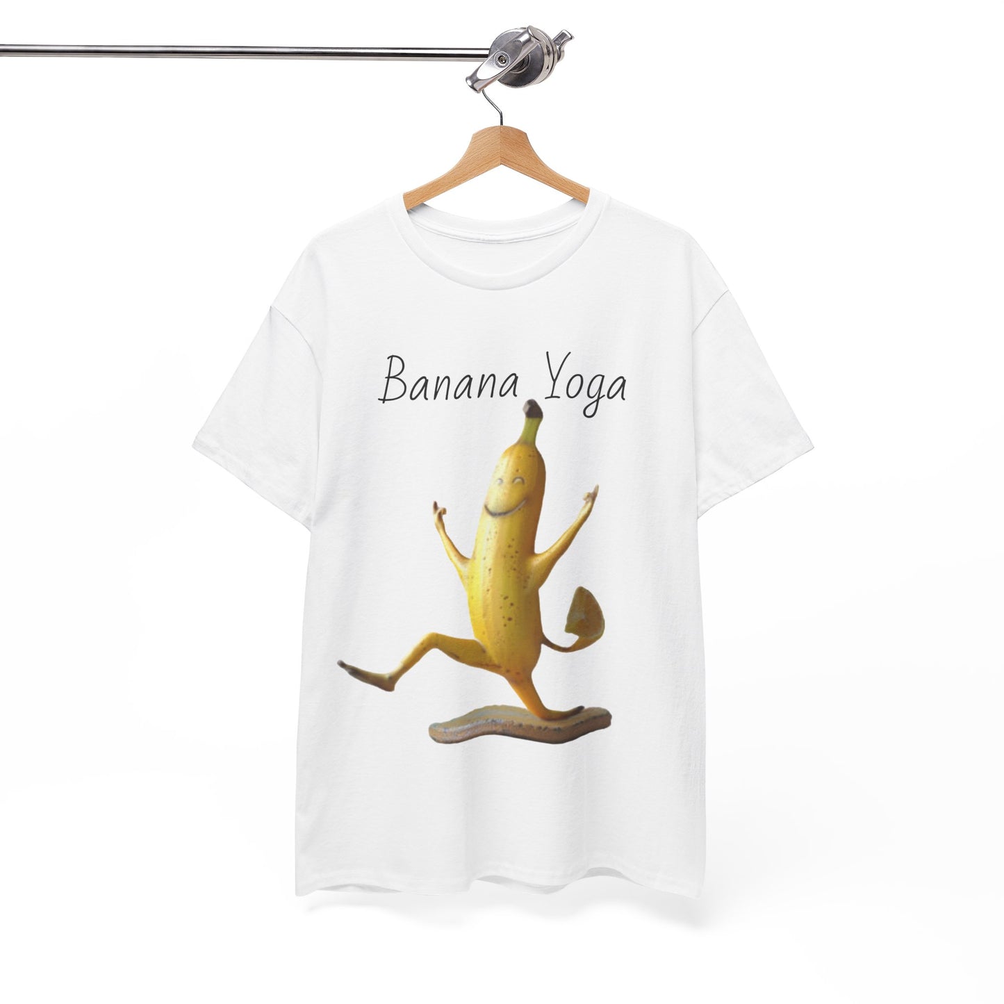 Banana Yoga2 Unisex Heavy Cotton Tee