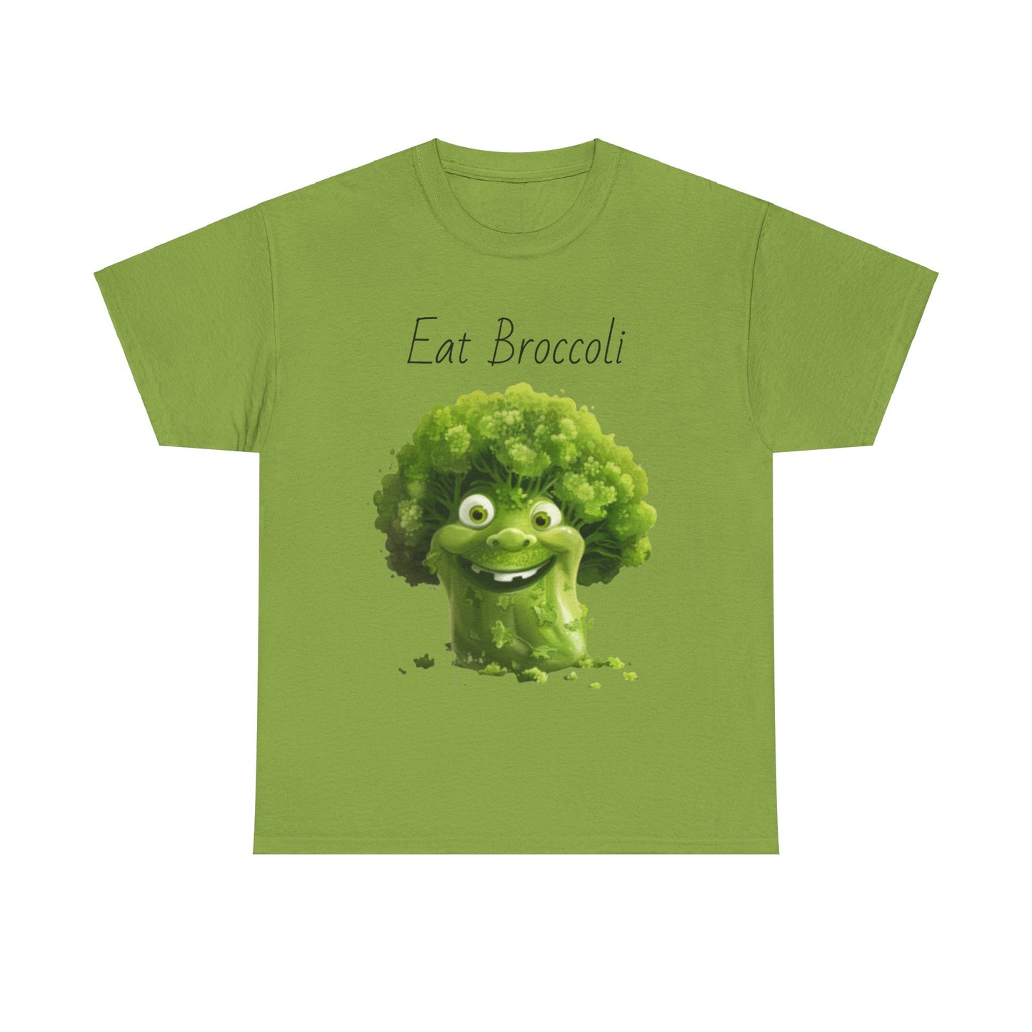 Eat Broccoli Unisex Heavy Cotton Tee