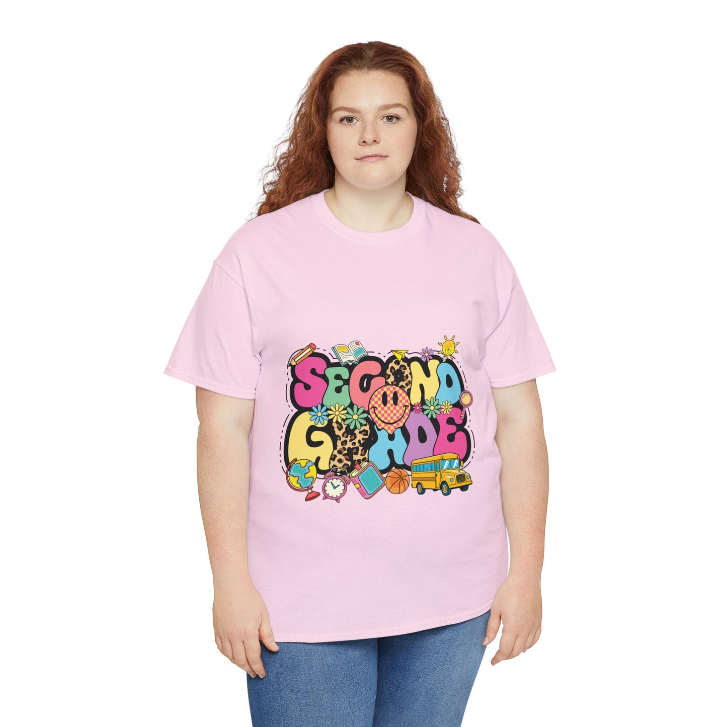 Second Grade Unisex Heavy Cotton Tee