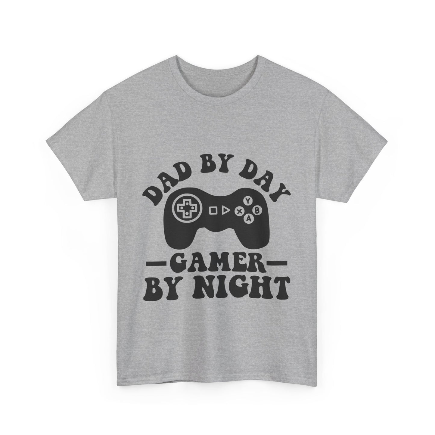 Gamer By Night Unisex Heavy Cotton Tee