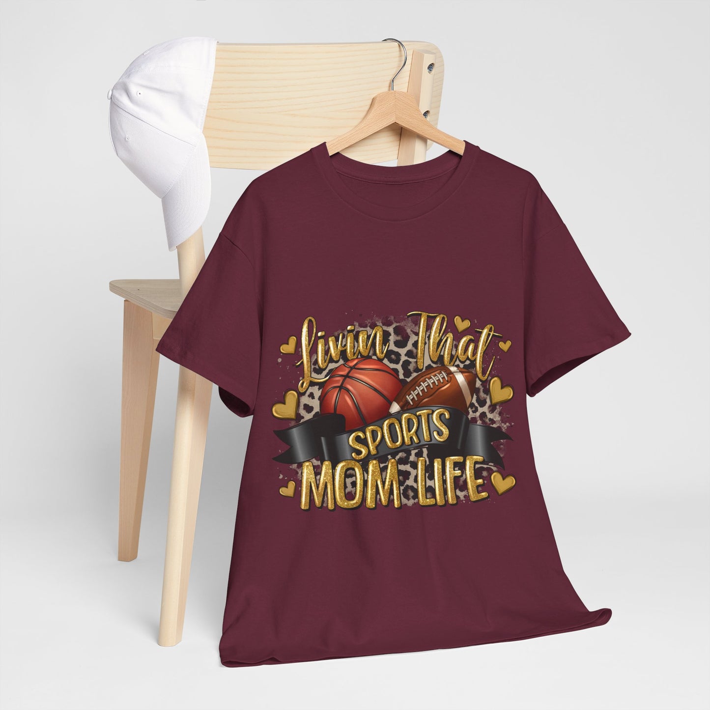 Sports Life Mom Unisex Heavy Cotton Tee