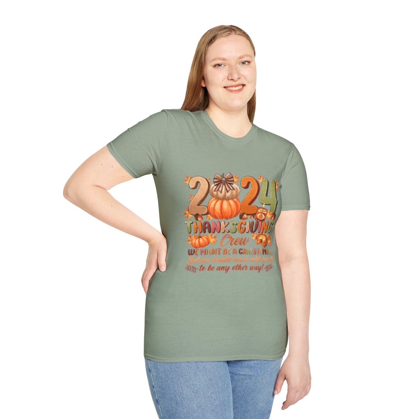 Thanksgiving Family 2024 Unisex Softstyle T-Shirt