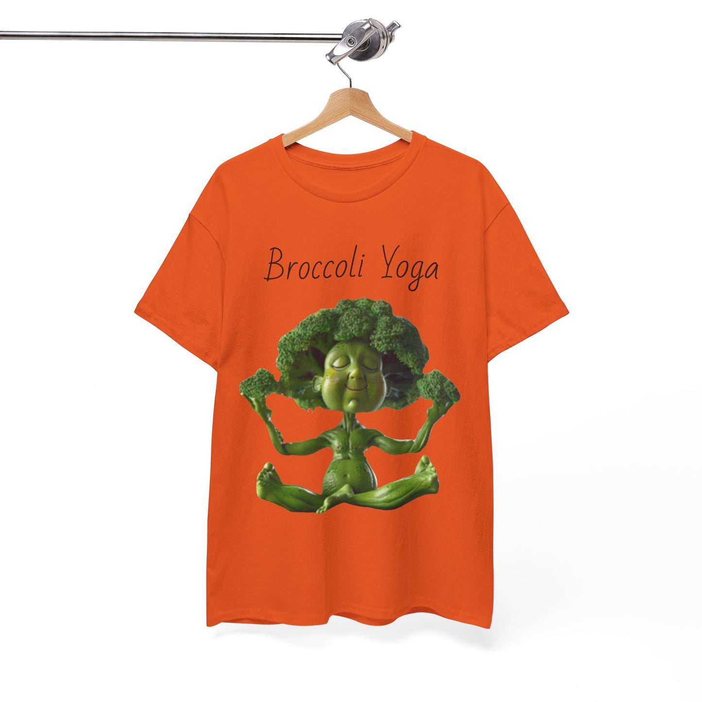 Broccoli Yoga Unisex Heavy Cotton Tee