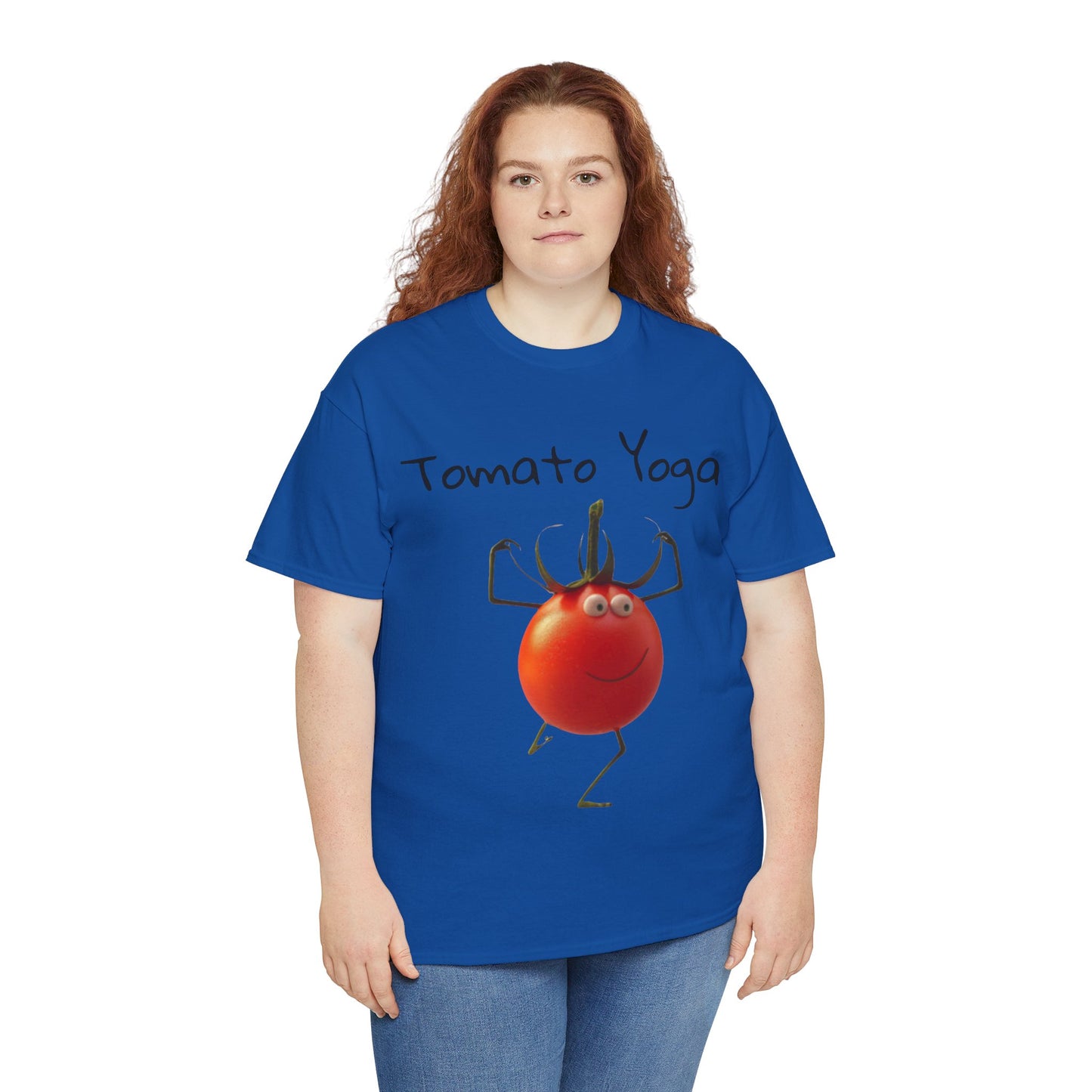 Tomato Yoga Unisex Heavy Cotton Tee