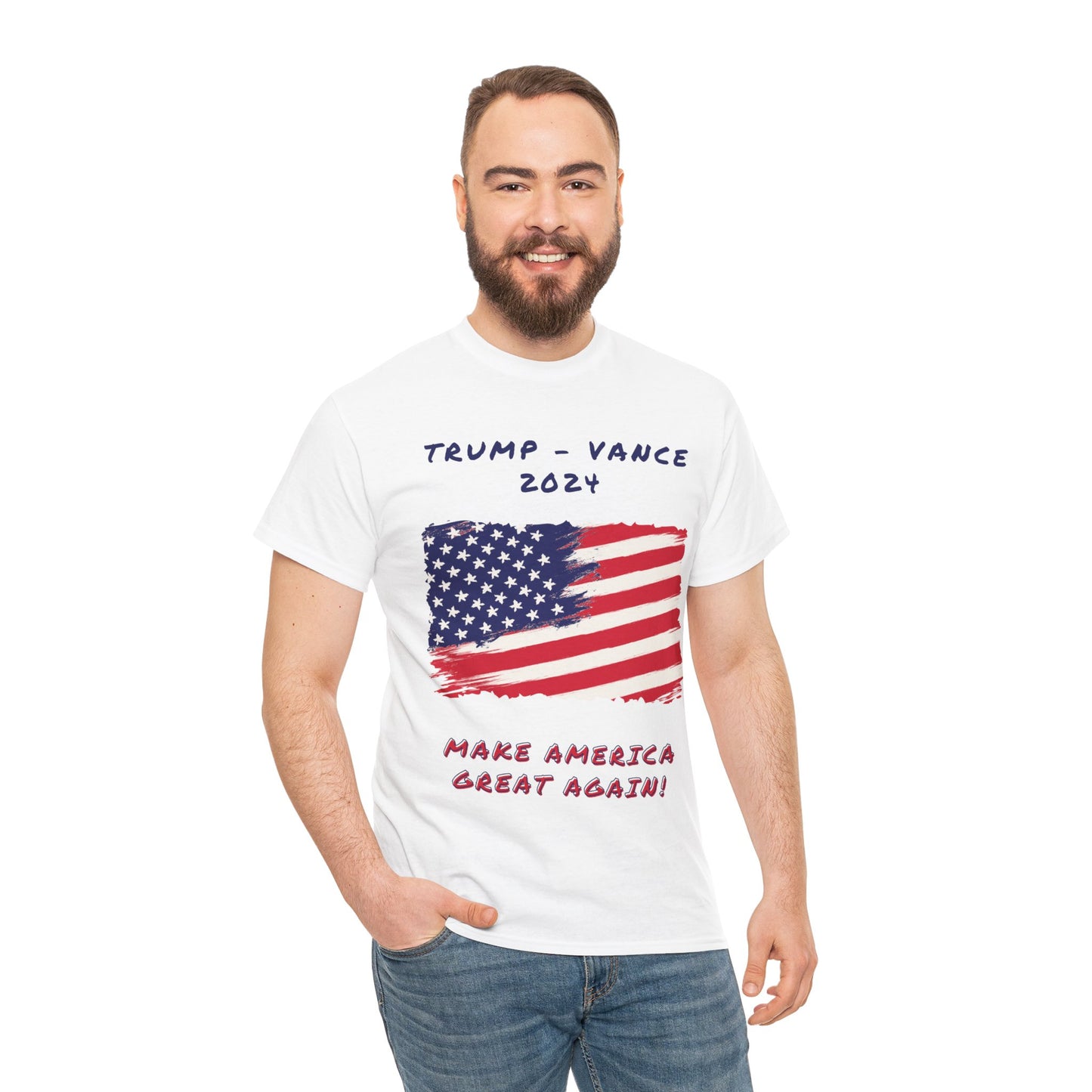 Trump Vance Unisex Heavy Cotton Tee