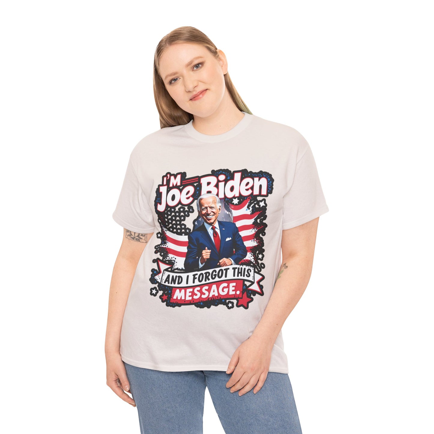 Biden I Forgot Unisex Heavy Cotton Tee