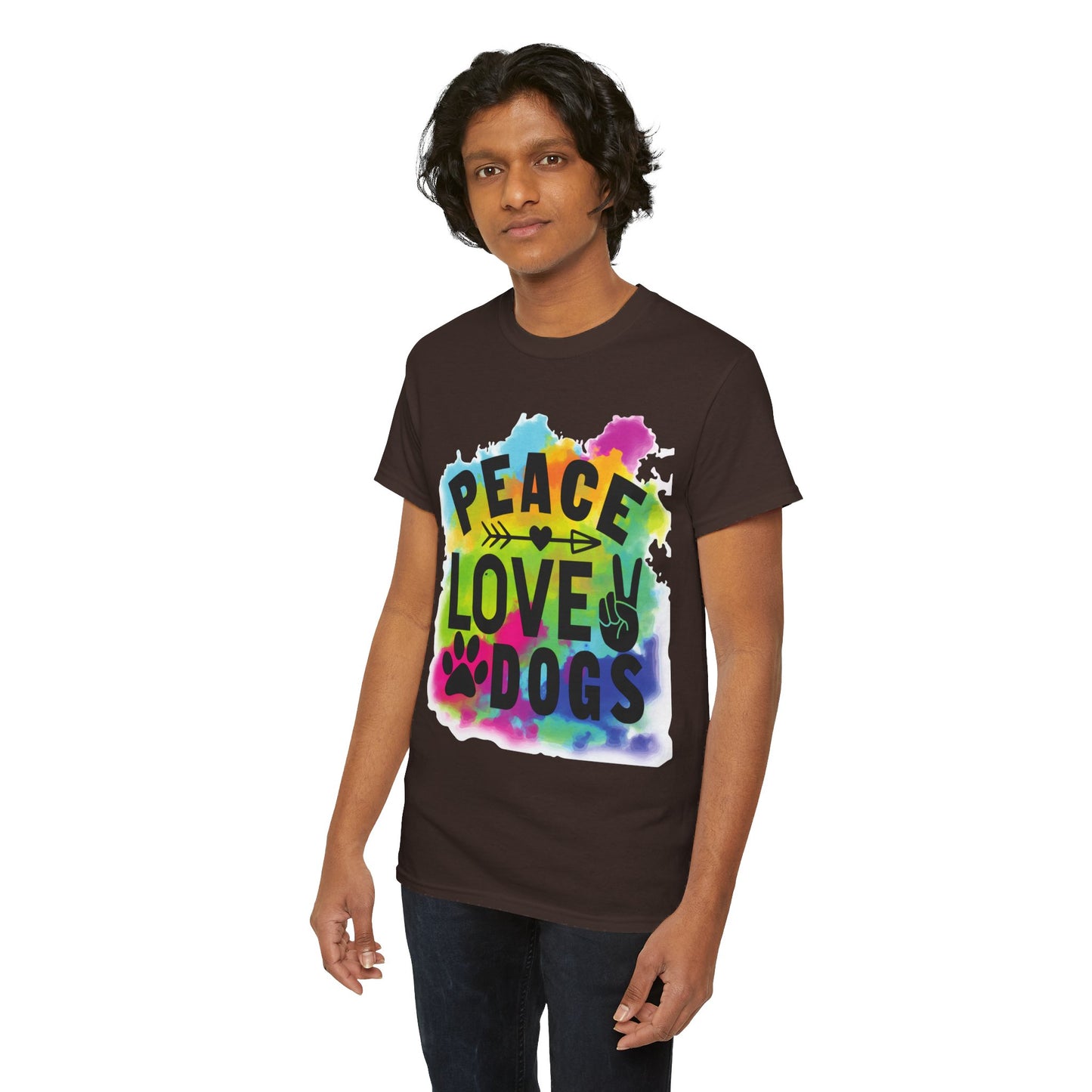 Peace Love Dogs Unisex Heavy Cotton Tee