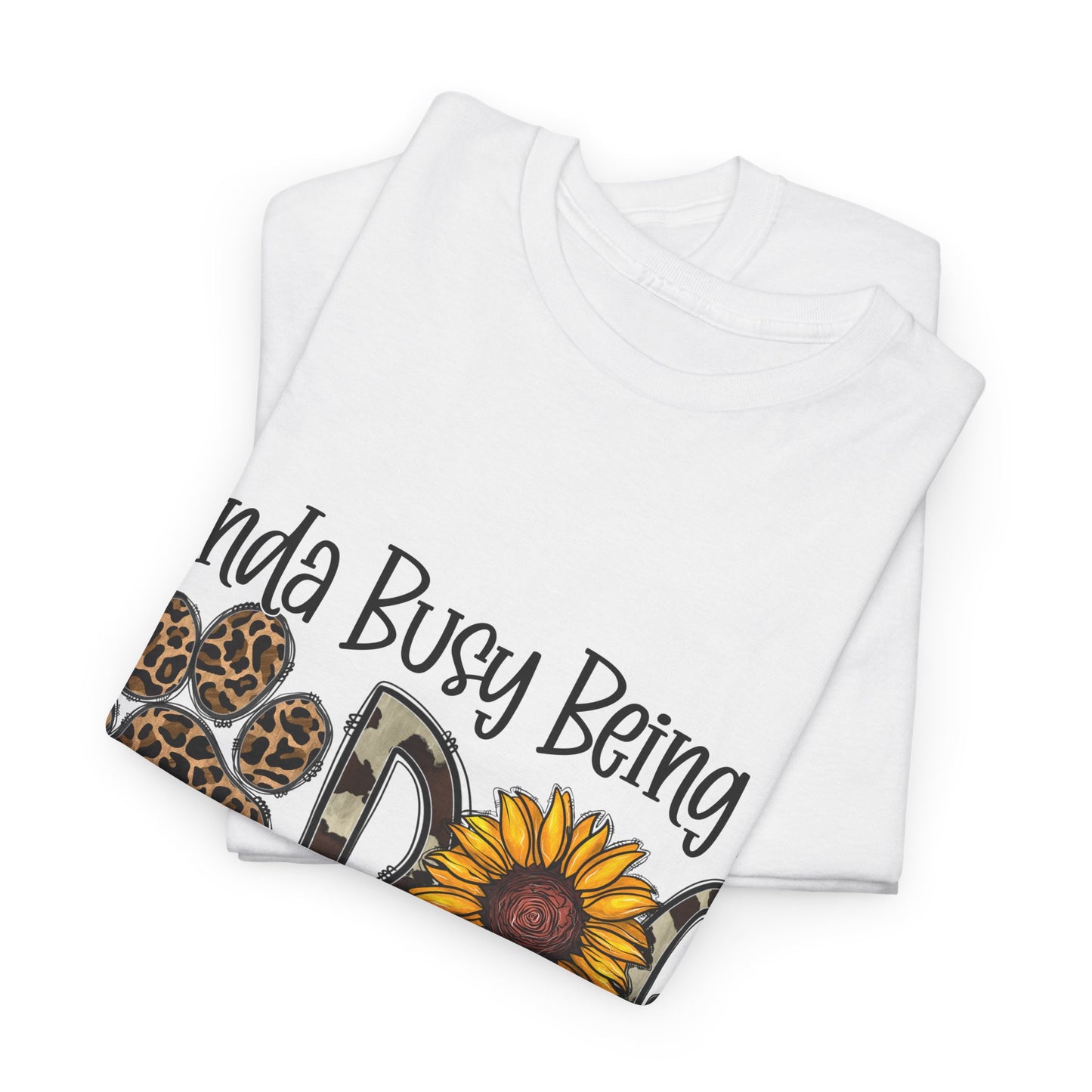 Busy Dog Mom Unisex Heavy Cotton Tee