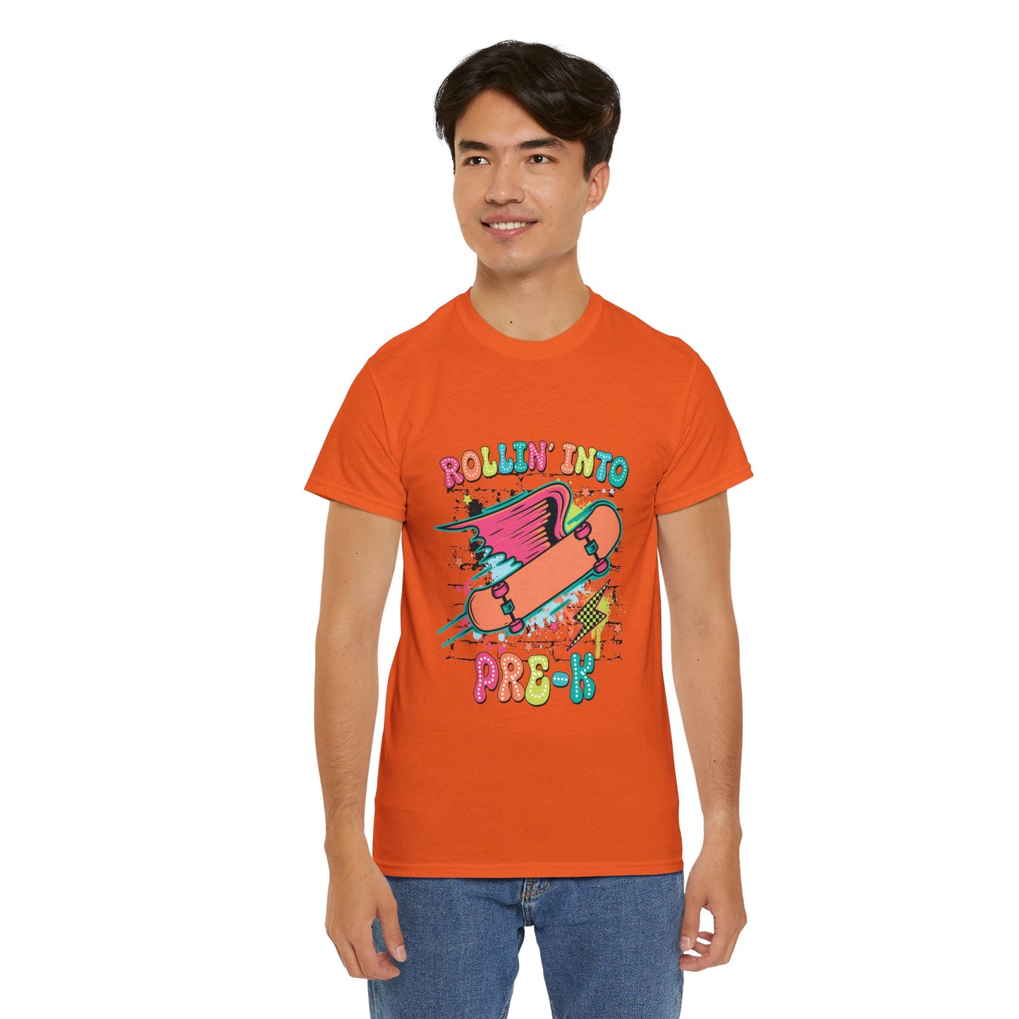 Rockin Into Pre K Unisex Heavy Cotton Tee