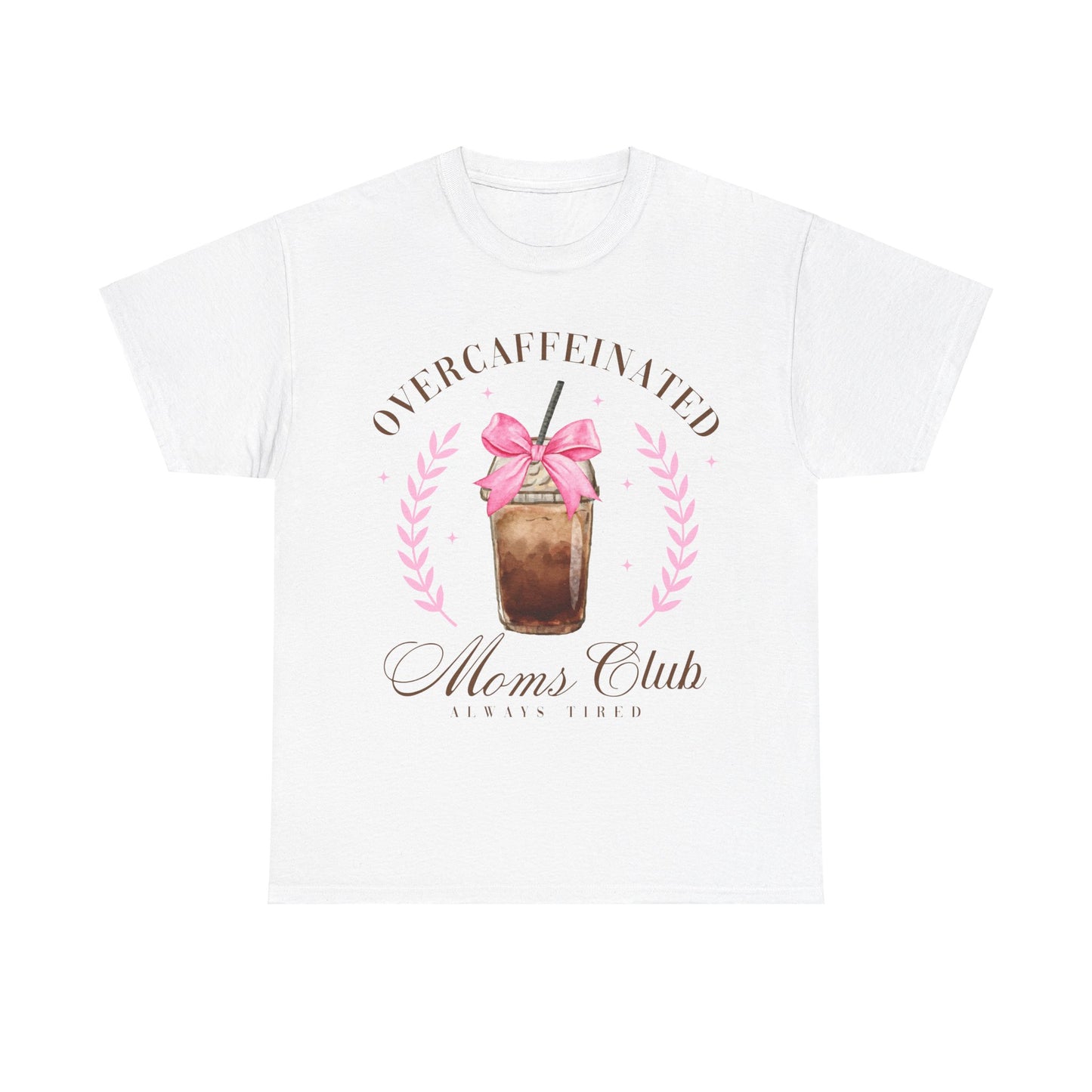 Over-caffeinated Mom Unisex Heavy Cotton Tee