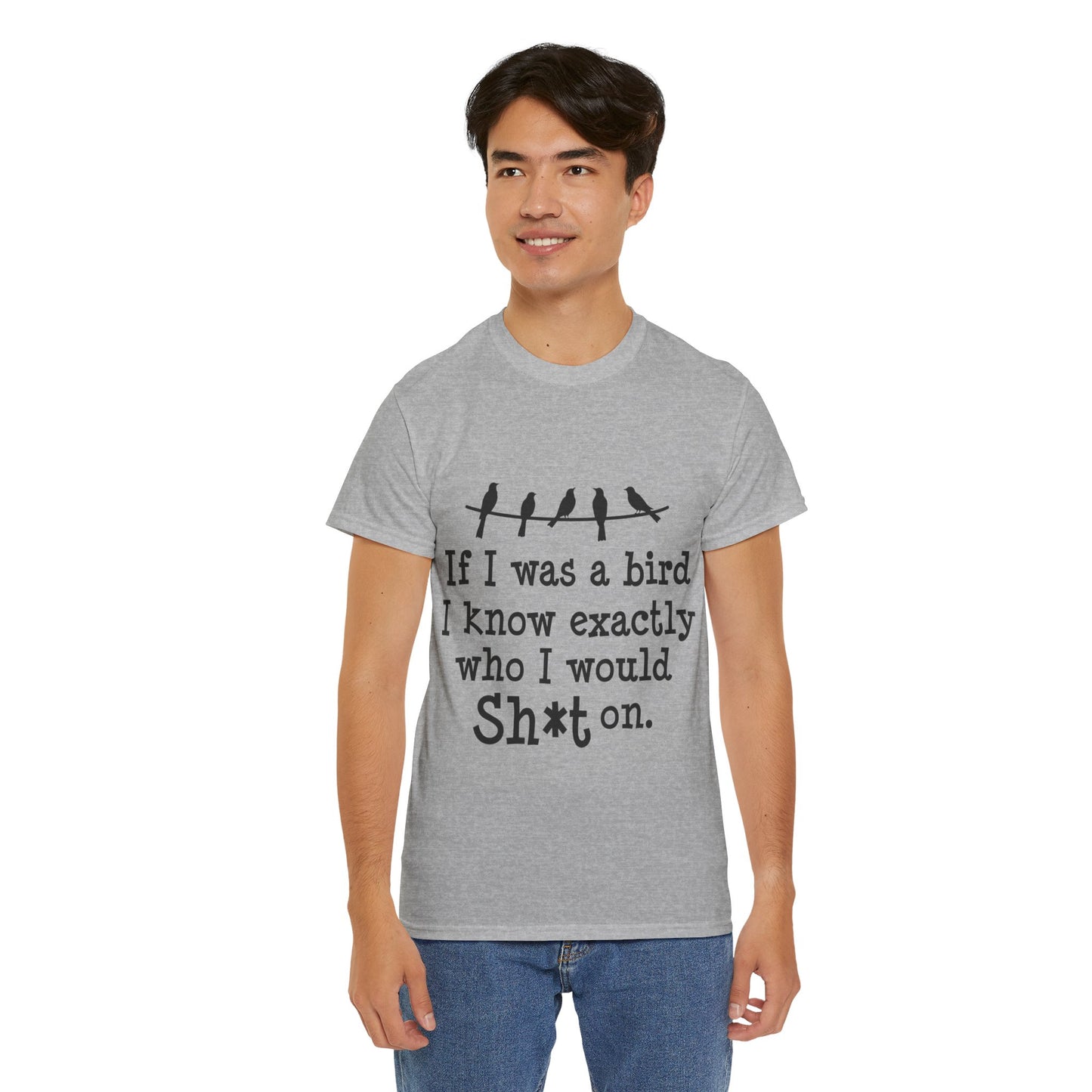 If I Were A Bird Unisex Heavy Cotton Tee