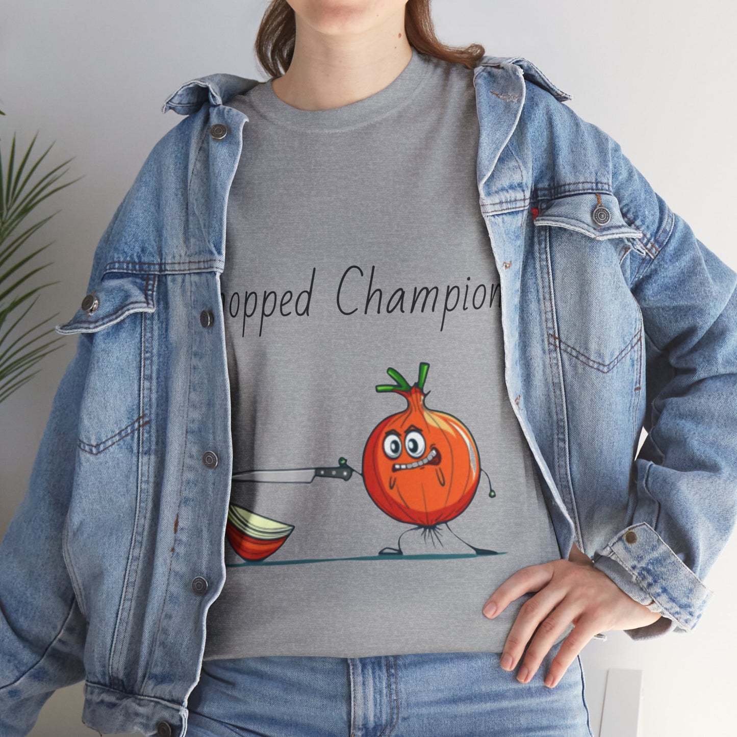 Chopped Champion Unisex Heavy Cotton Tee