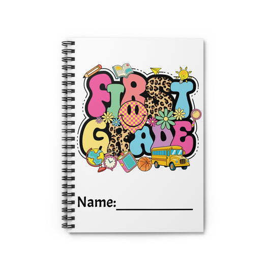 First Grade Spiral Notebook - Ruled Line