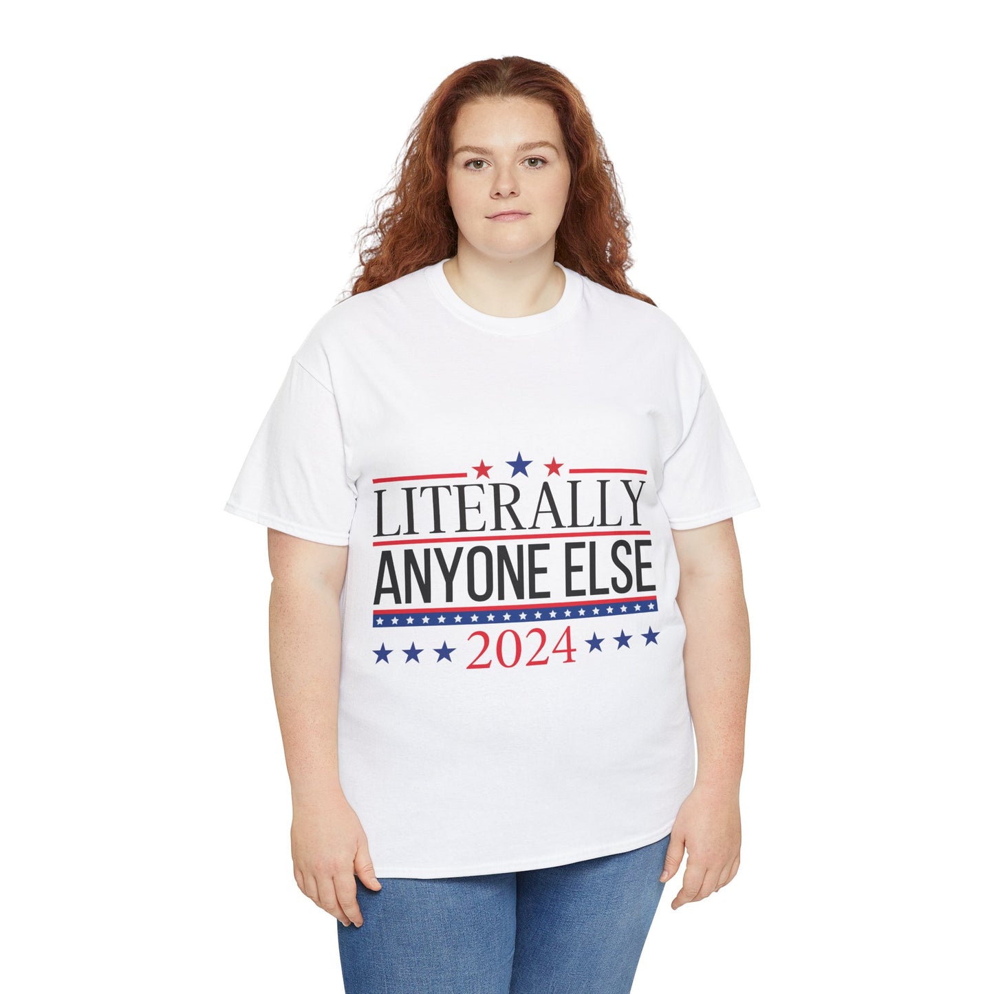 Anyone Else 2024 Unisex Heavy Cotton Tee