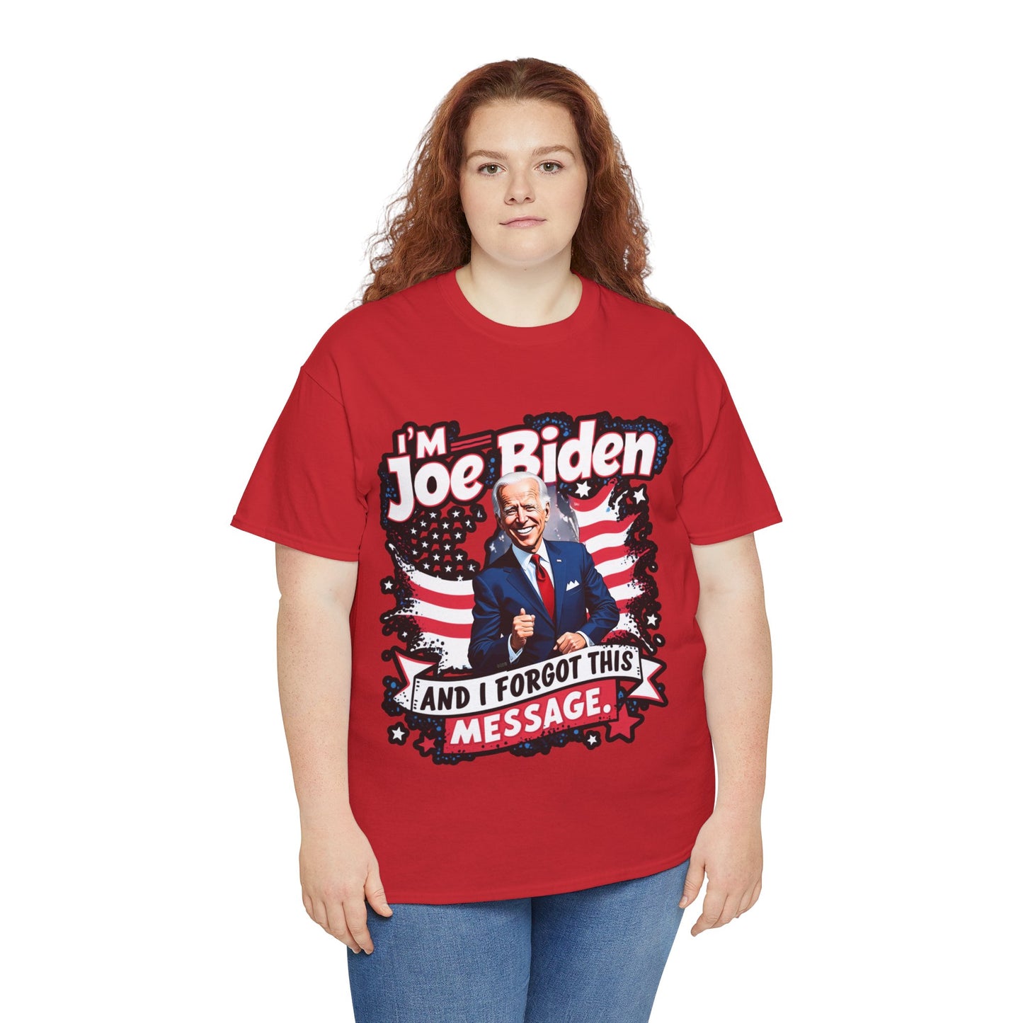 Biden I Forgot Unisex Heavy Cotton Tee