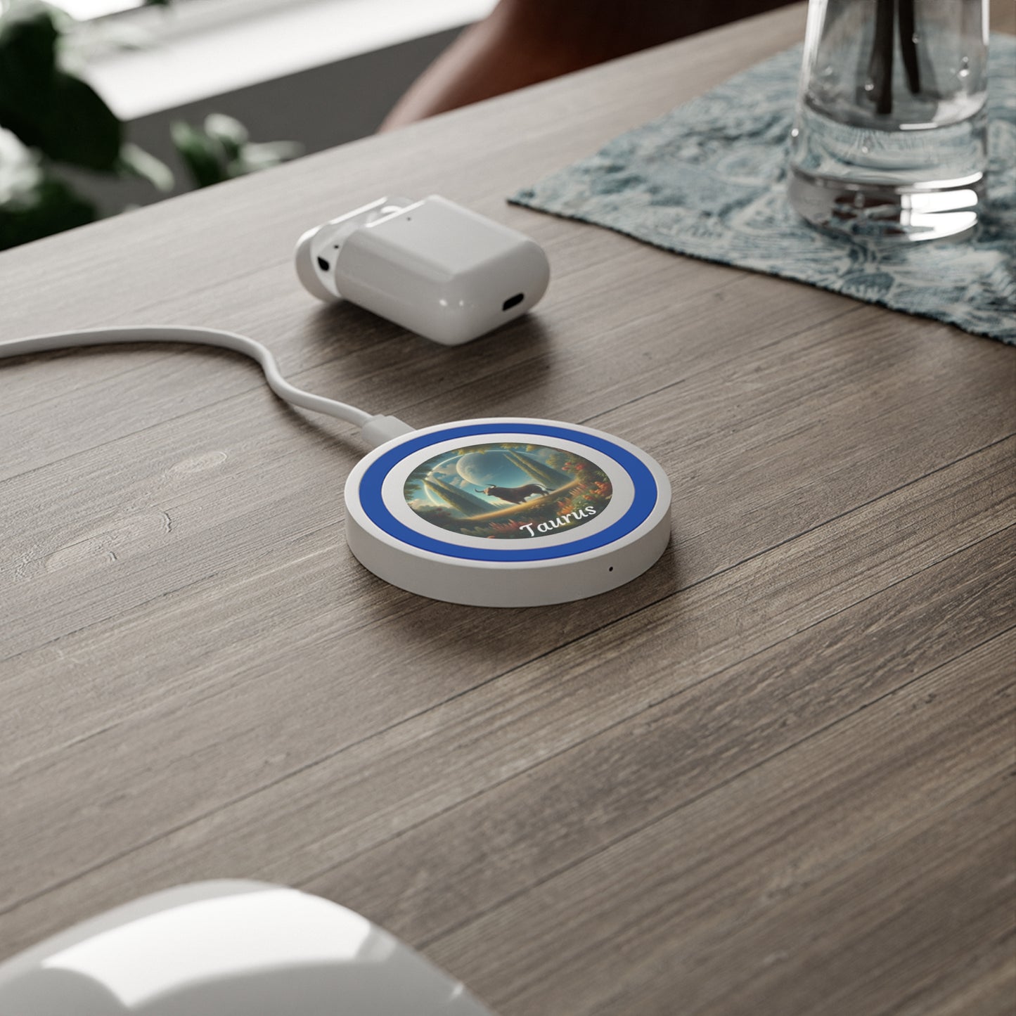 Taurus Zodiac Sign Quake Wireless Charging Pad