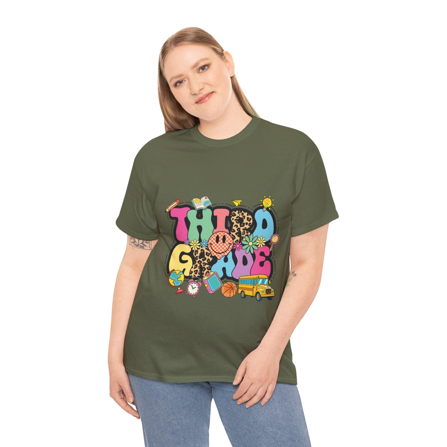 Third Grade Unisex Heavy Cotton Tee