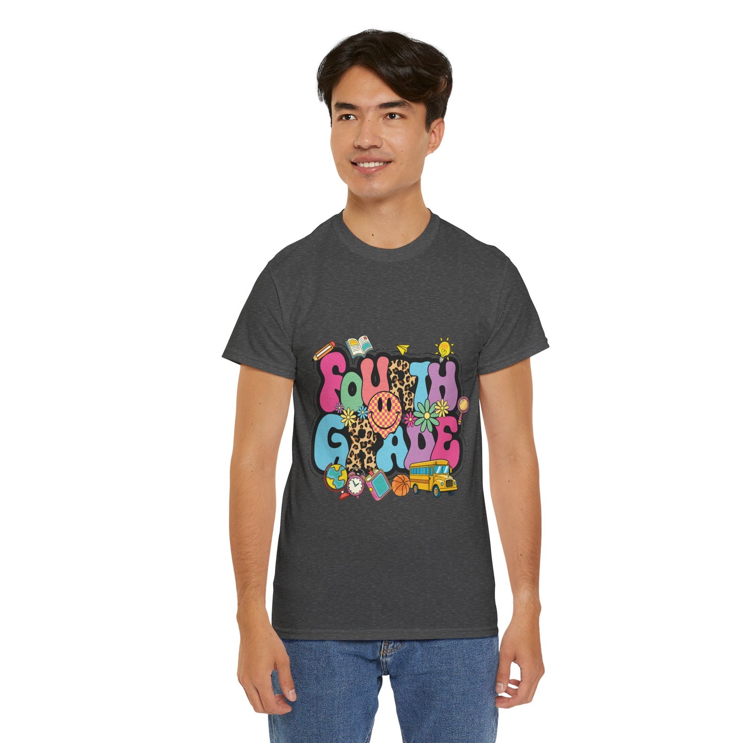 Fourth Grade Unisex Heavy Cotton Tee