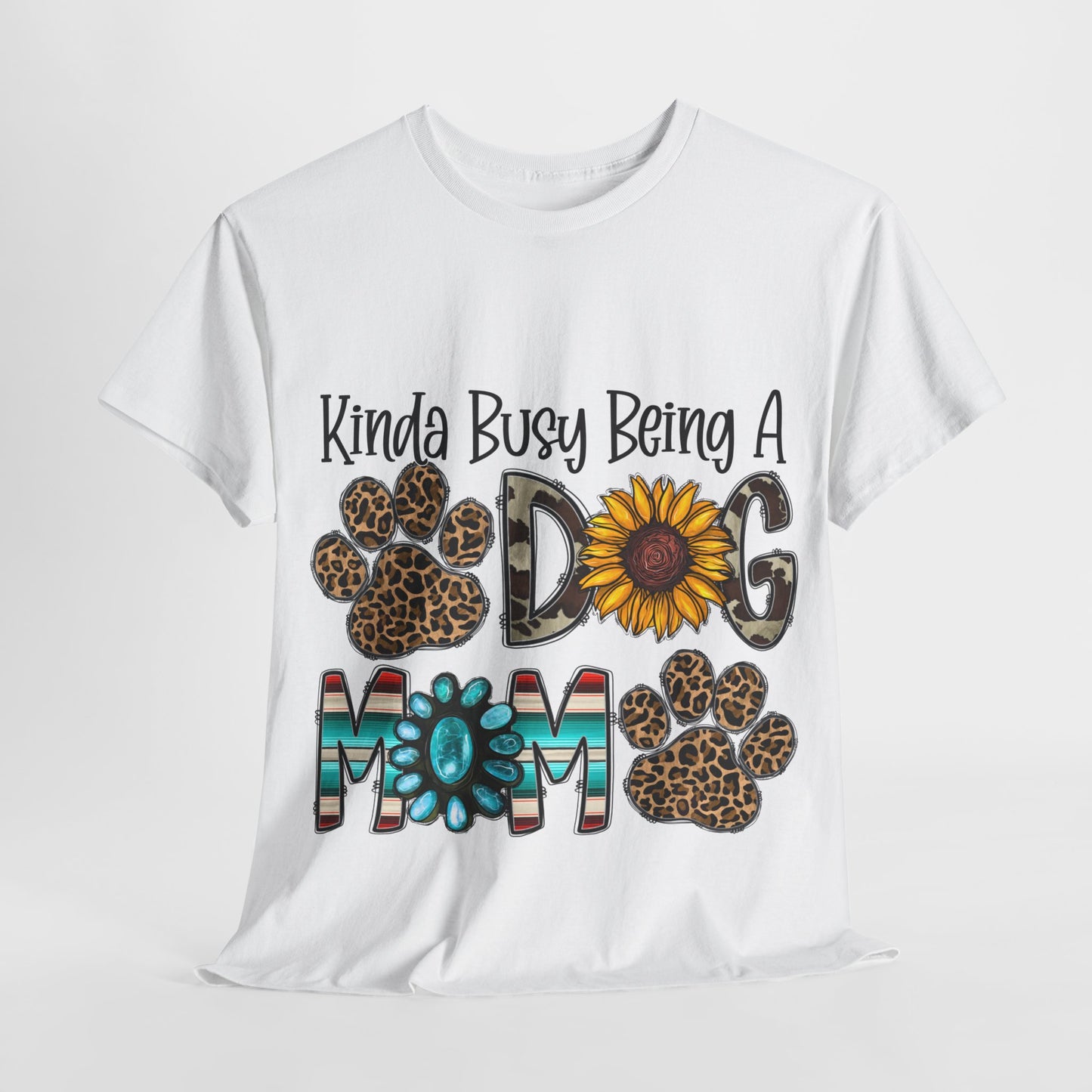 Busy Dog Mom Unisex Heavy Cotton Tee