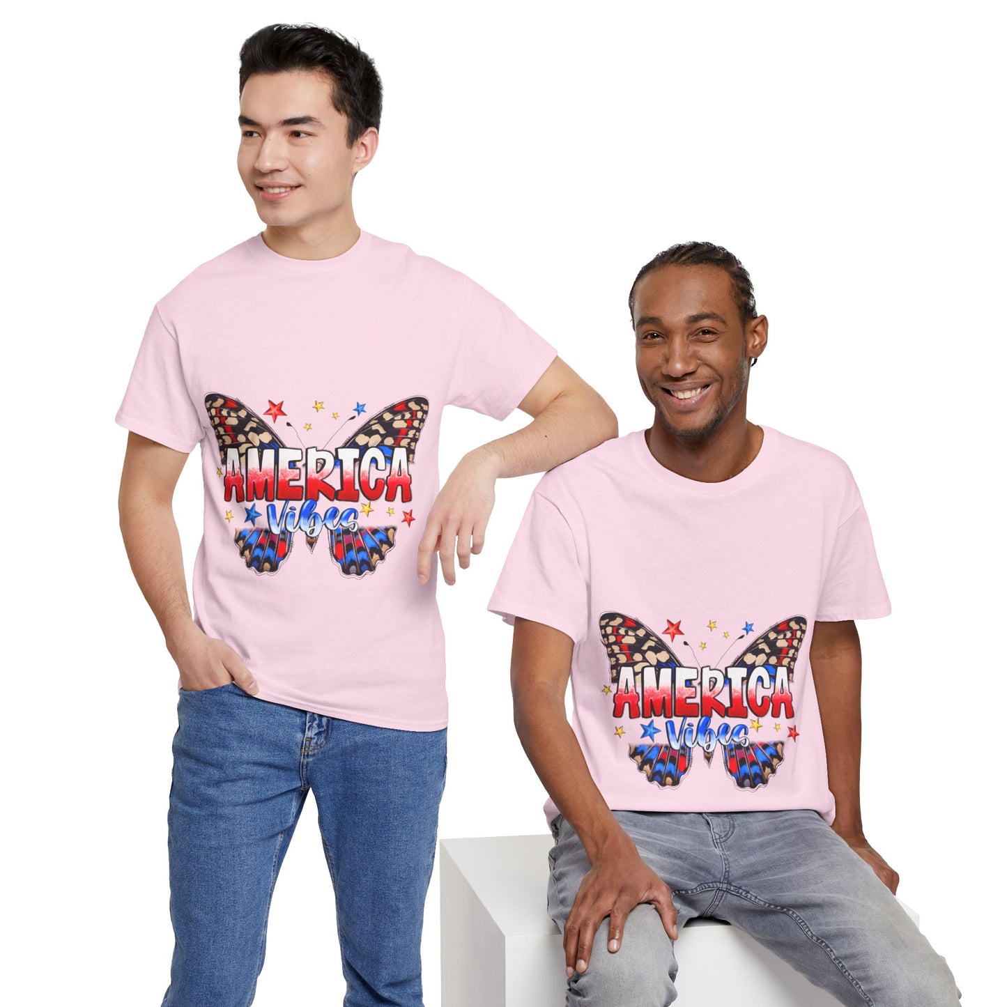 America Vibes Unisex Heavy Cotton Tee