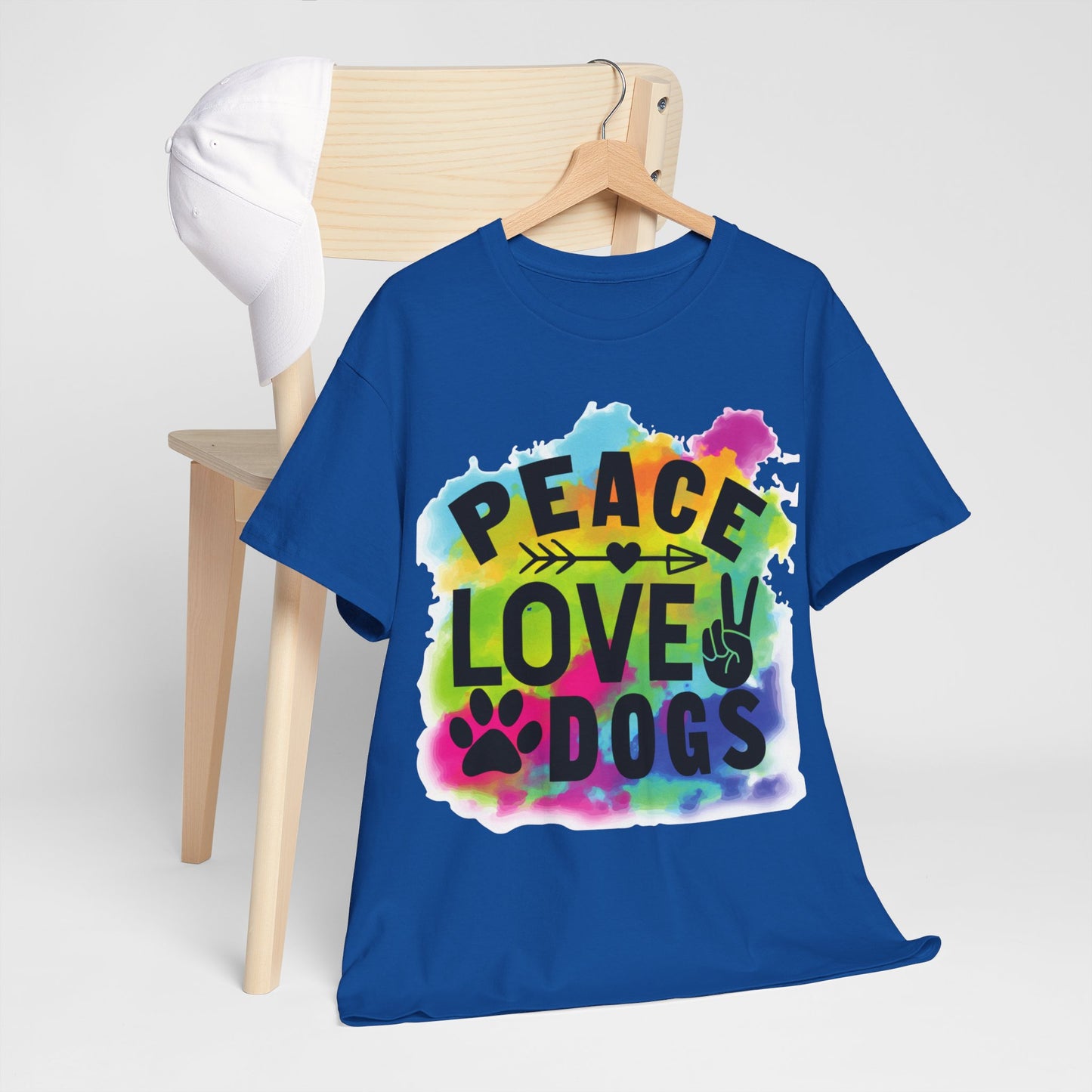 Peace Love Dogs Unisex Heavy Cotton Tee