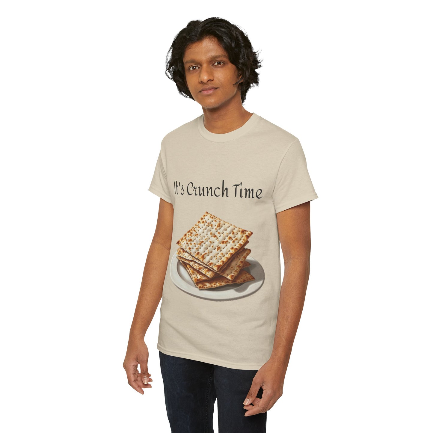 It's Crunch Time Matza Unisex Heavy Cotton Tee