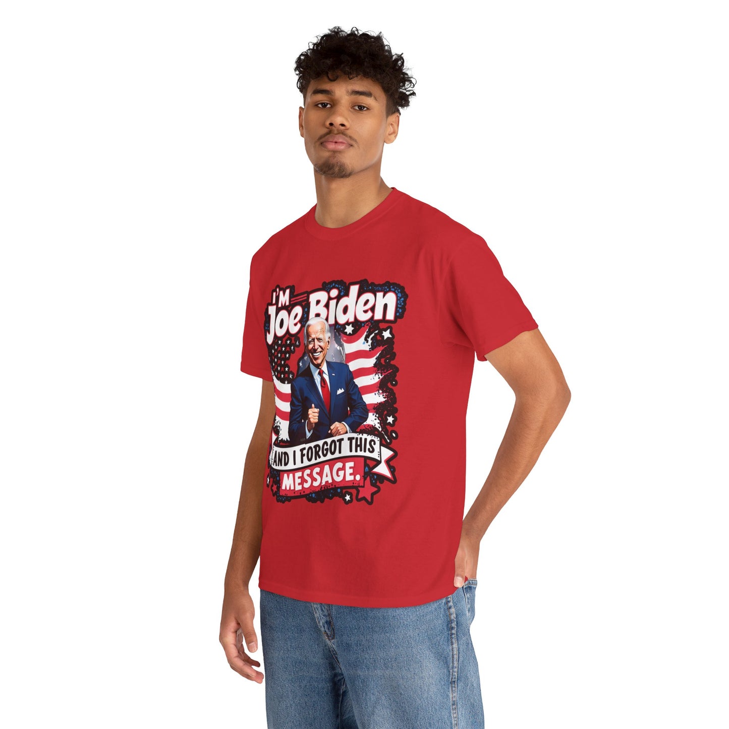 Biden I Forgot Unisex Heavy Cotton Tee