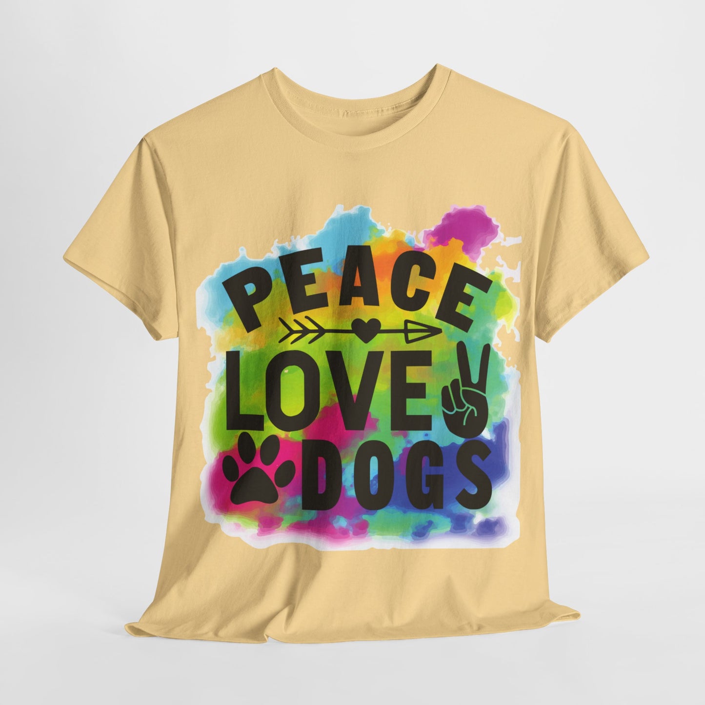 Peace Love Dogs Unisex Heavy Cotton Tee