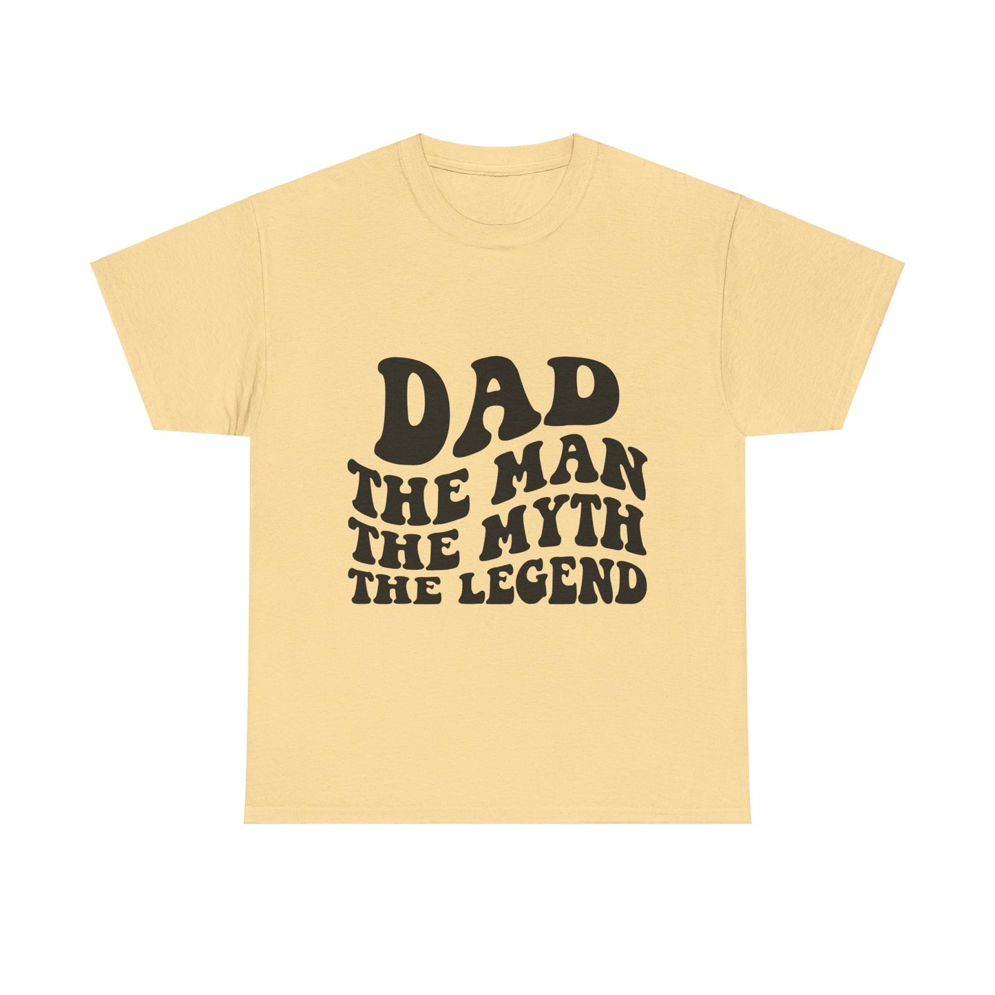 Dad Man Myth Legend Unisex Heavy Cotton Tee