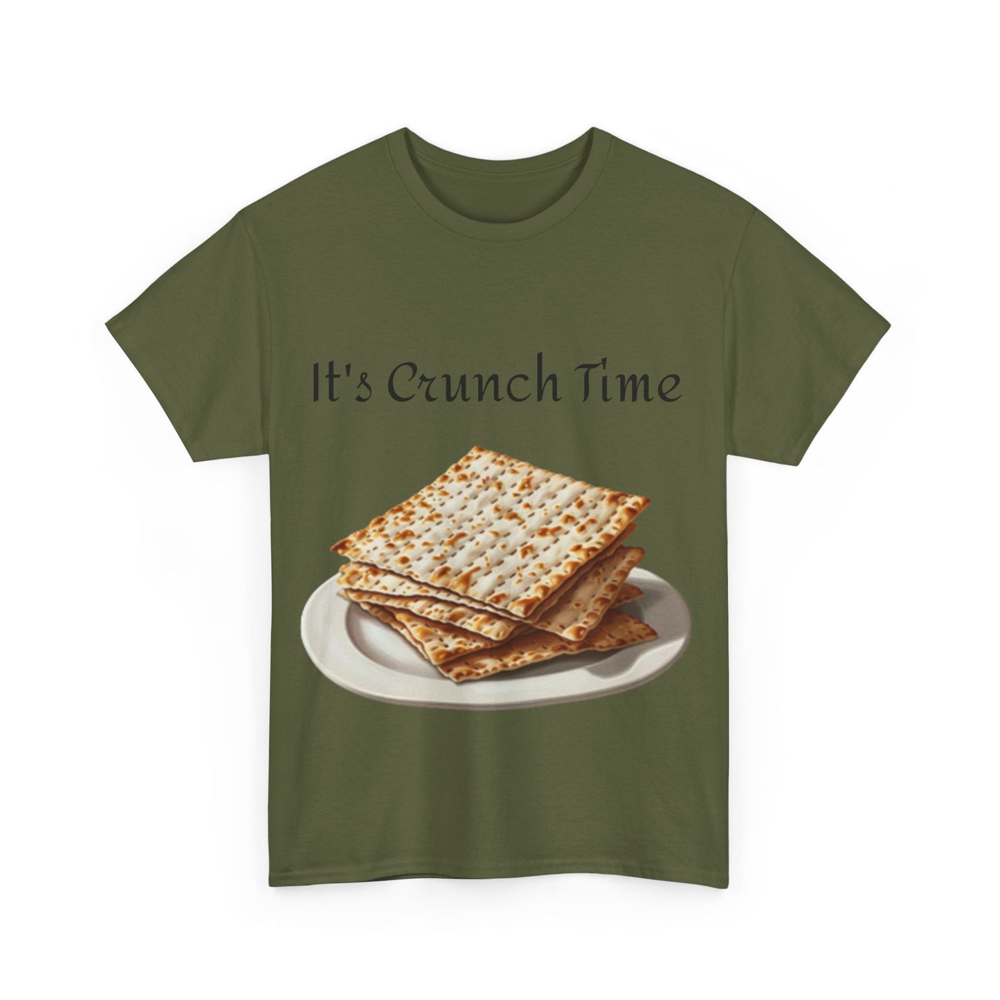 It's Crunch Time Matza Unisex Heavy Cotton Tee