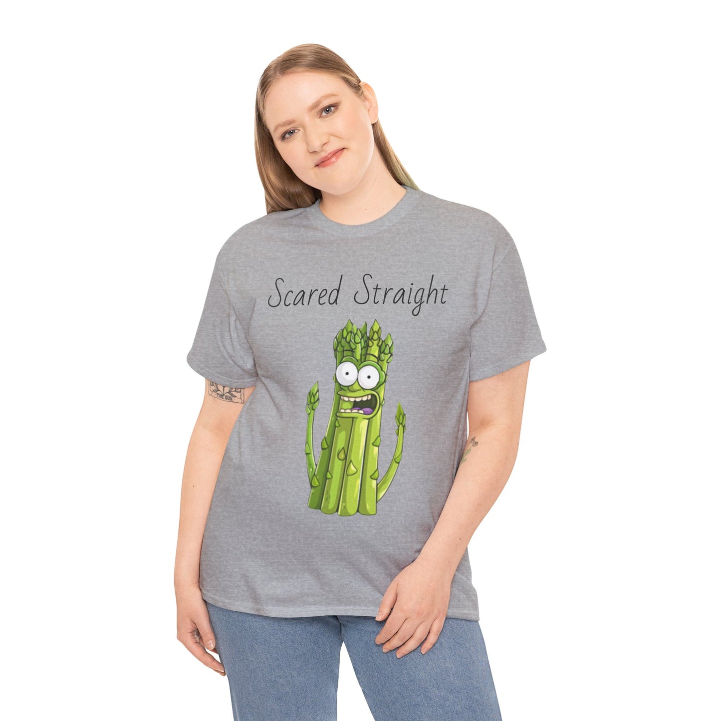 Scared Straight Unisex Heavy Cotton Tee