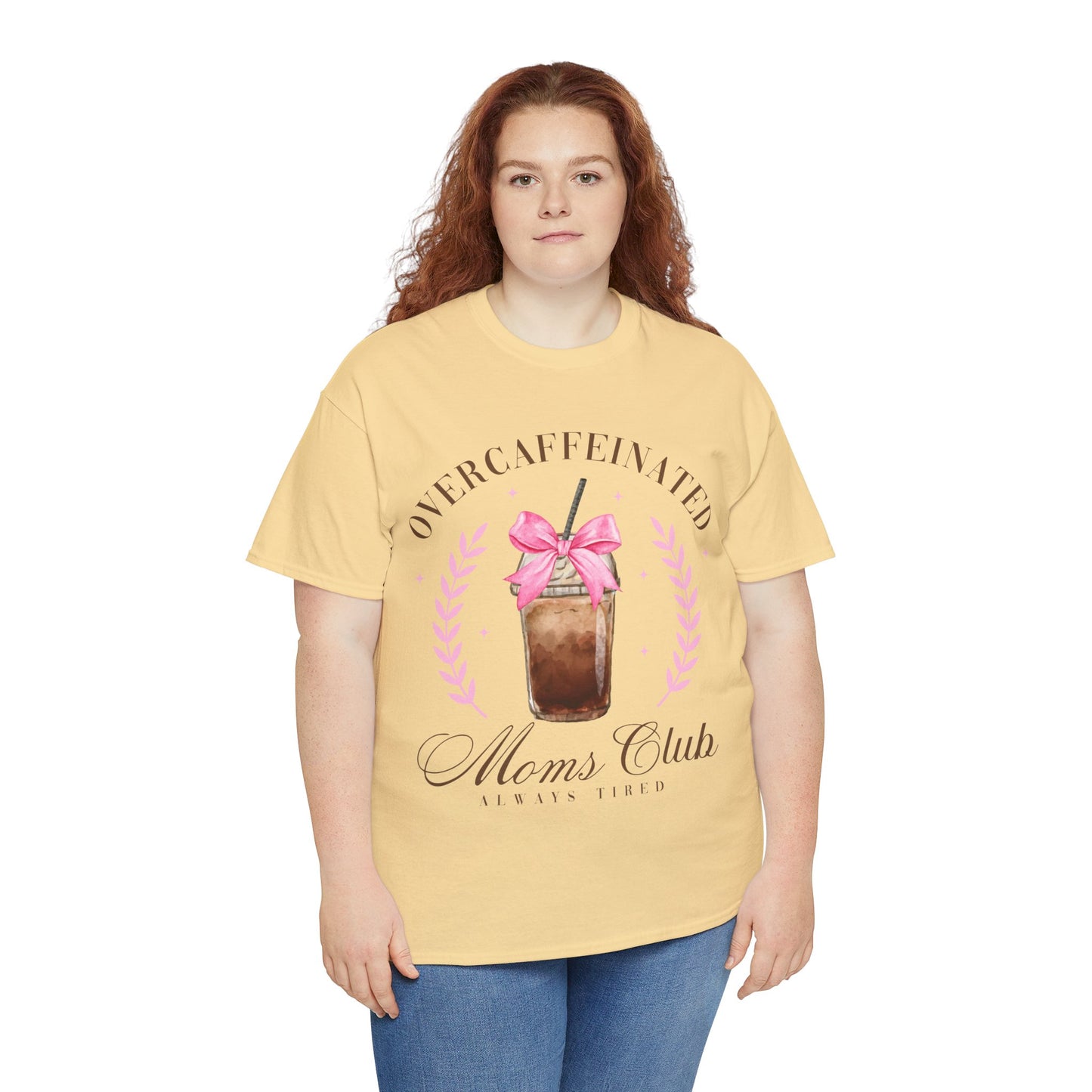 Over-caffeinated Mom Unisex Heavy Cotton Tee