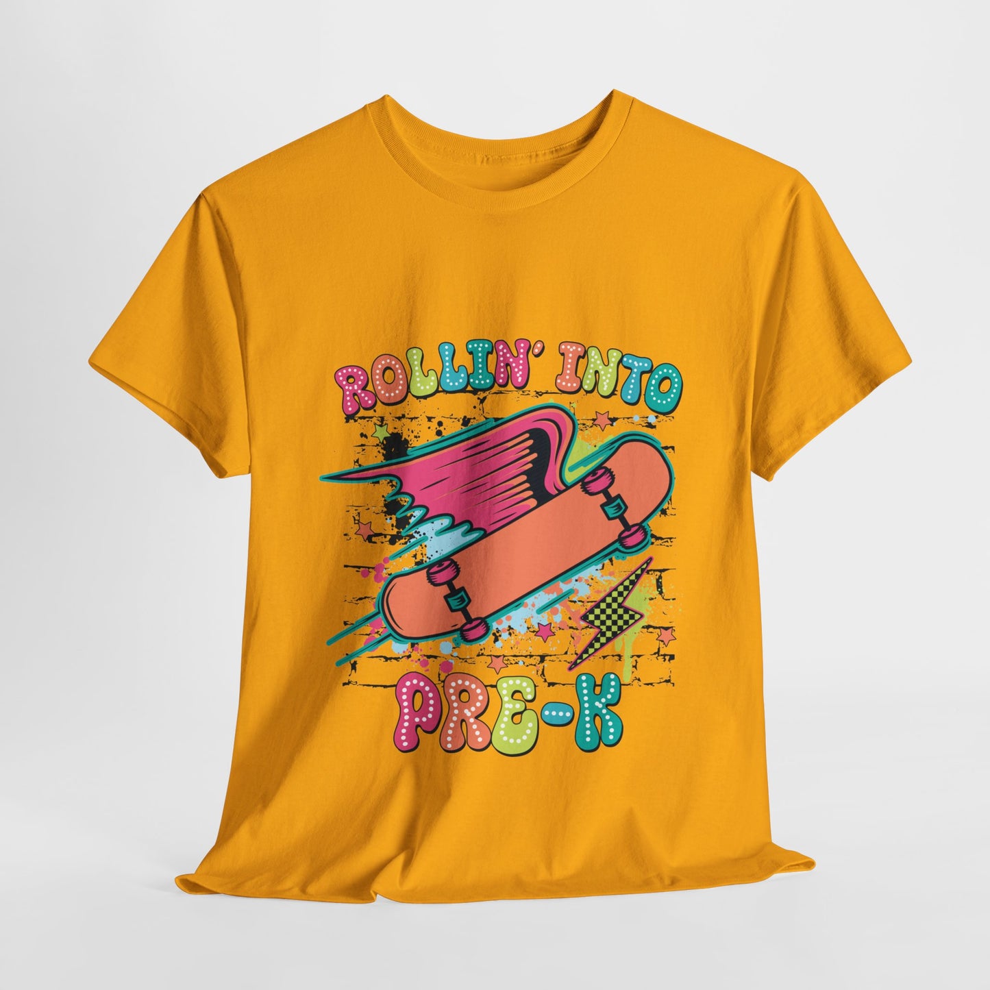 Rockin Into Pre K Unisex Heavy Cotton Tee