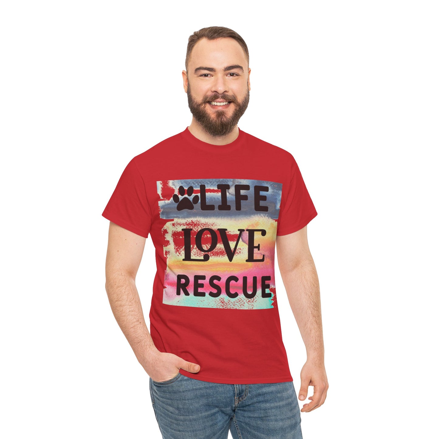 Life Love Rescue Unisex Heavy Cotton Tee