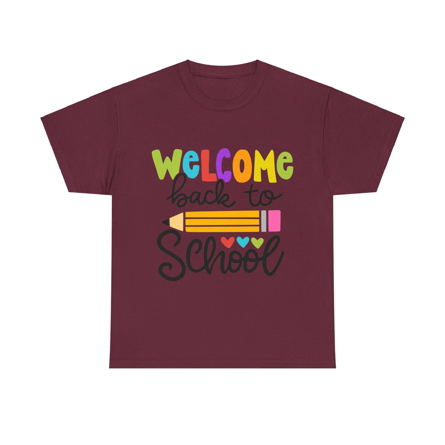 Welcome Back To School Unisex Heavy Cotton Tee