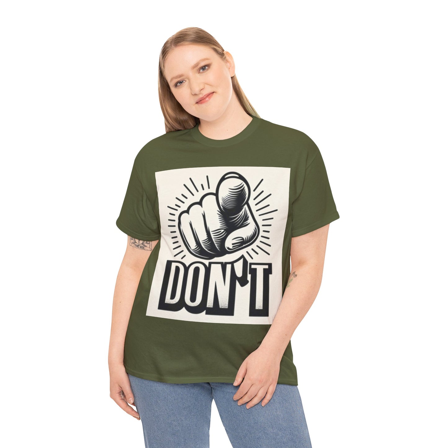 Don't Finger Unisex Heavy Cotton Tee