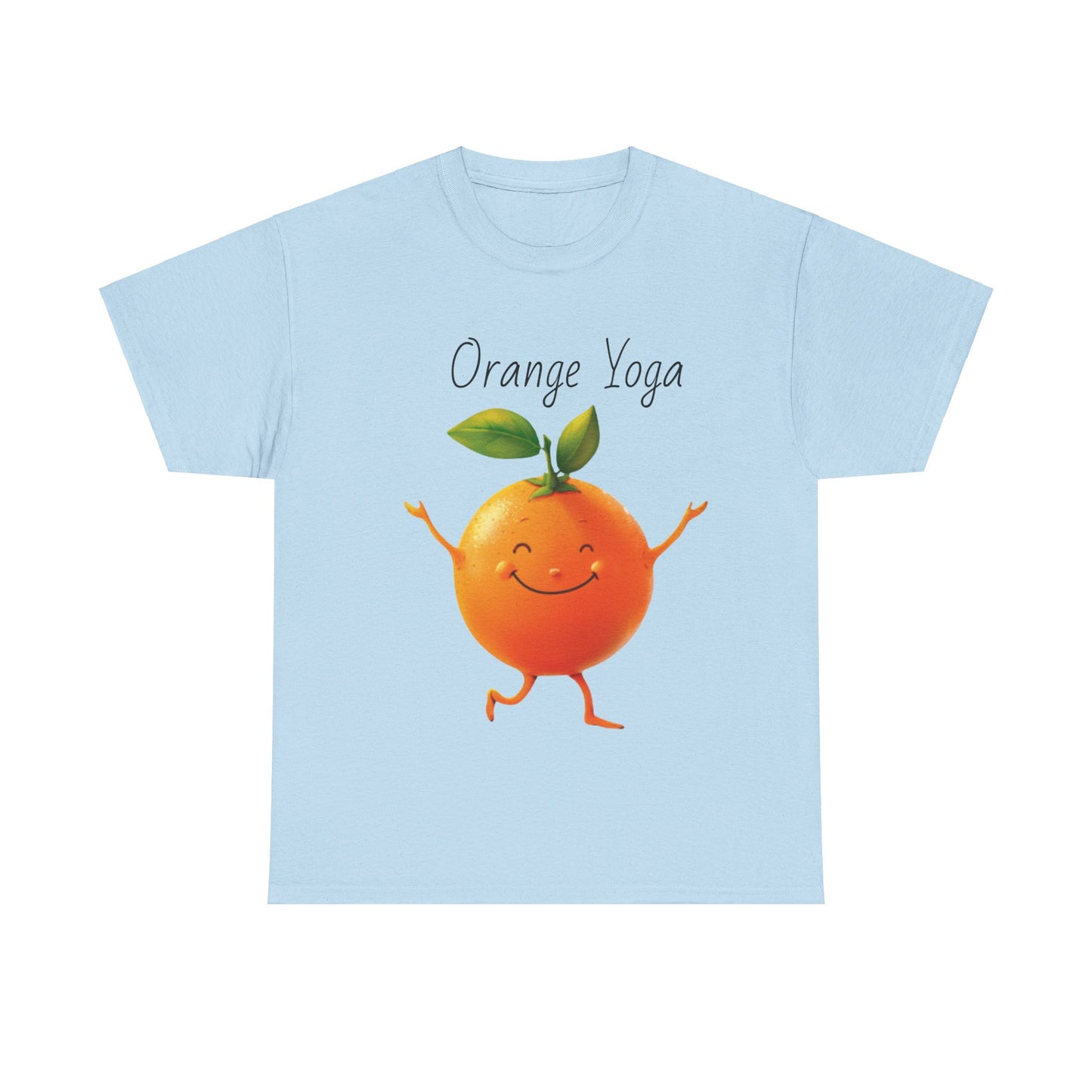 Orange Yoga Unisex Heavy Cotton Tee