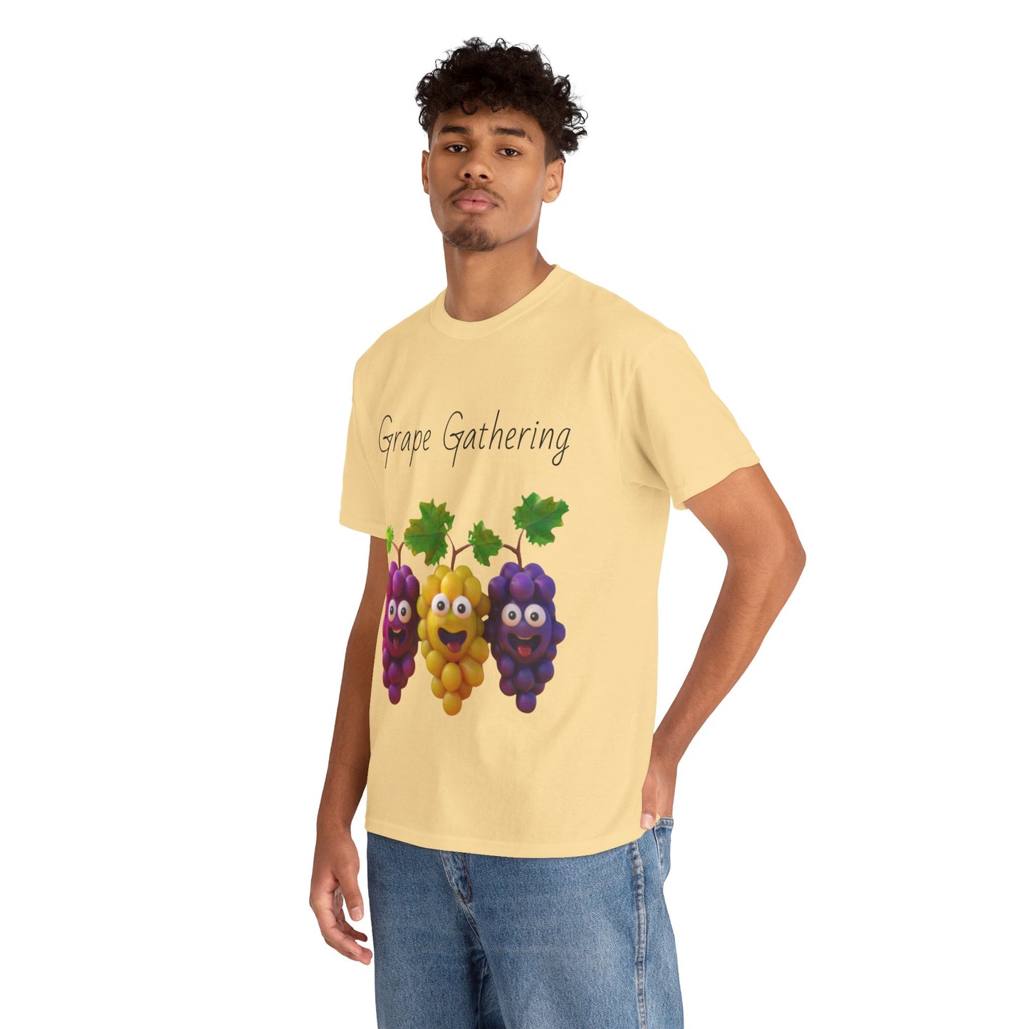 Grape Gathering Unisex Heavy Cotton Tee