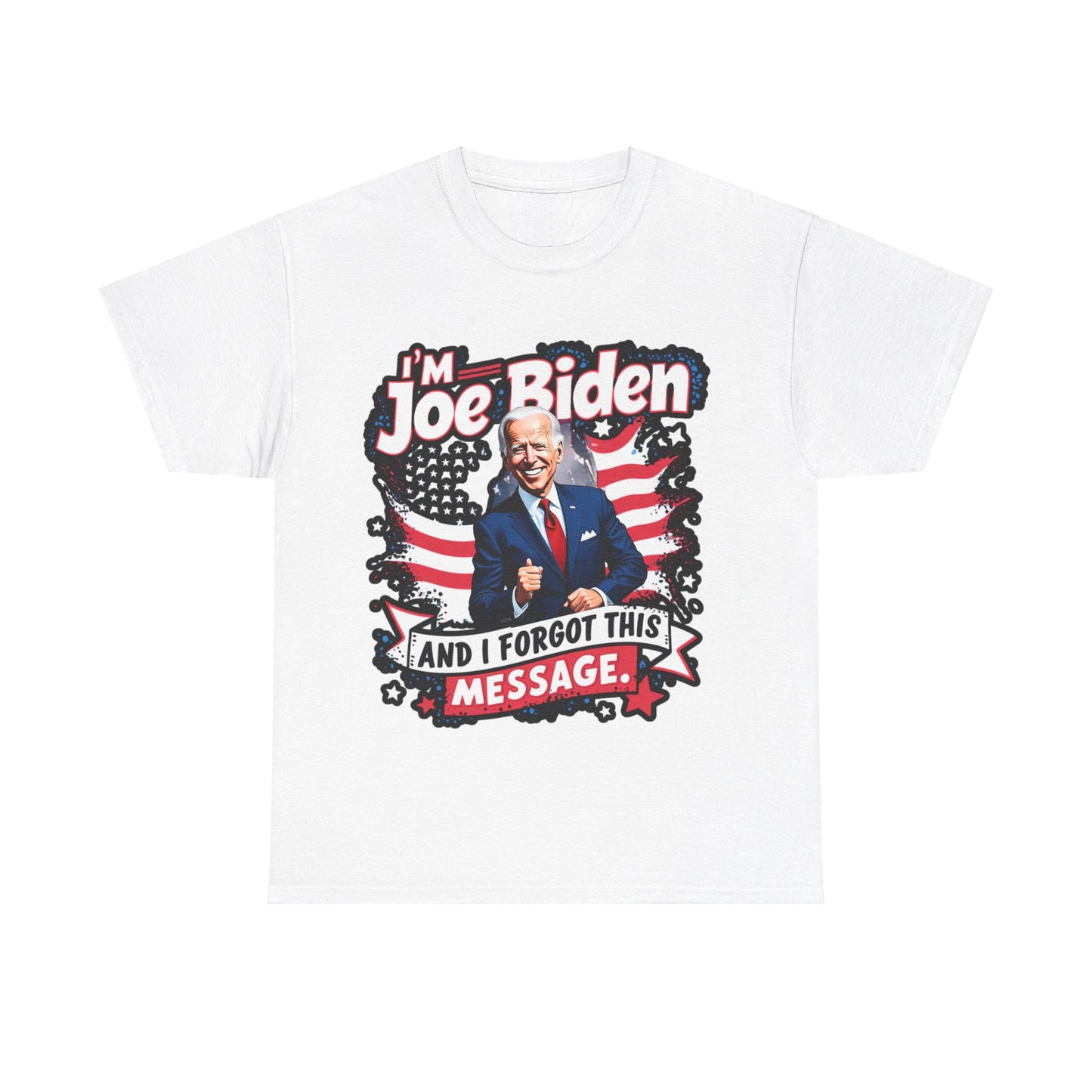 Biden I Forgot Unisex Heavy Cotton Tee