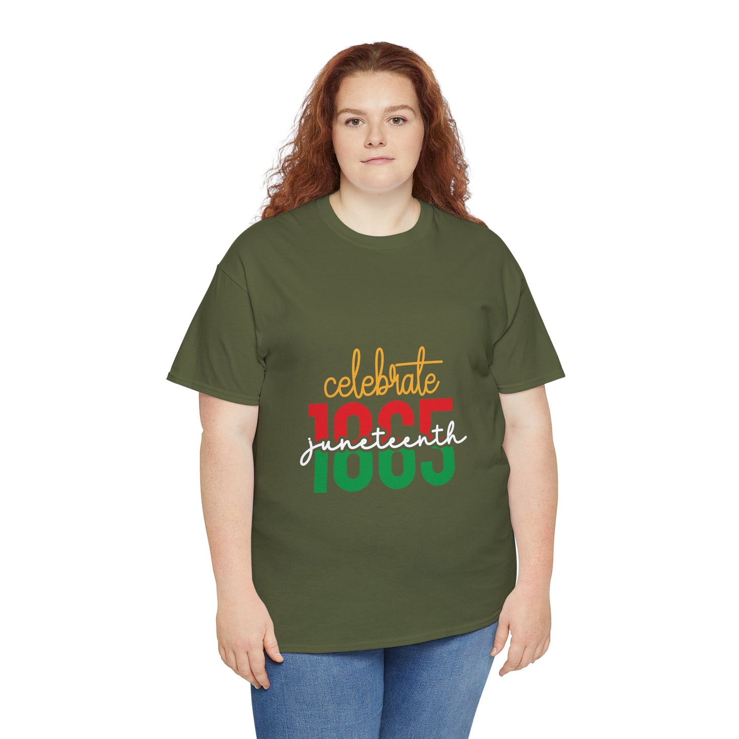 Celebrate Juneteenth Unisex Heavy Cotton Tee