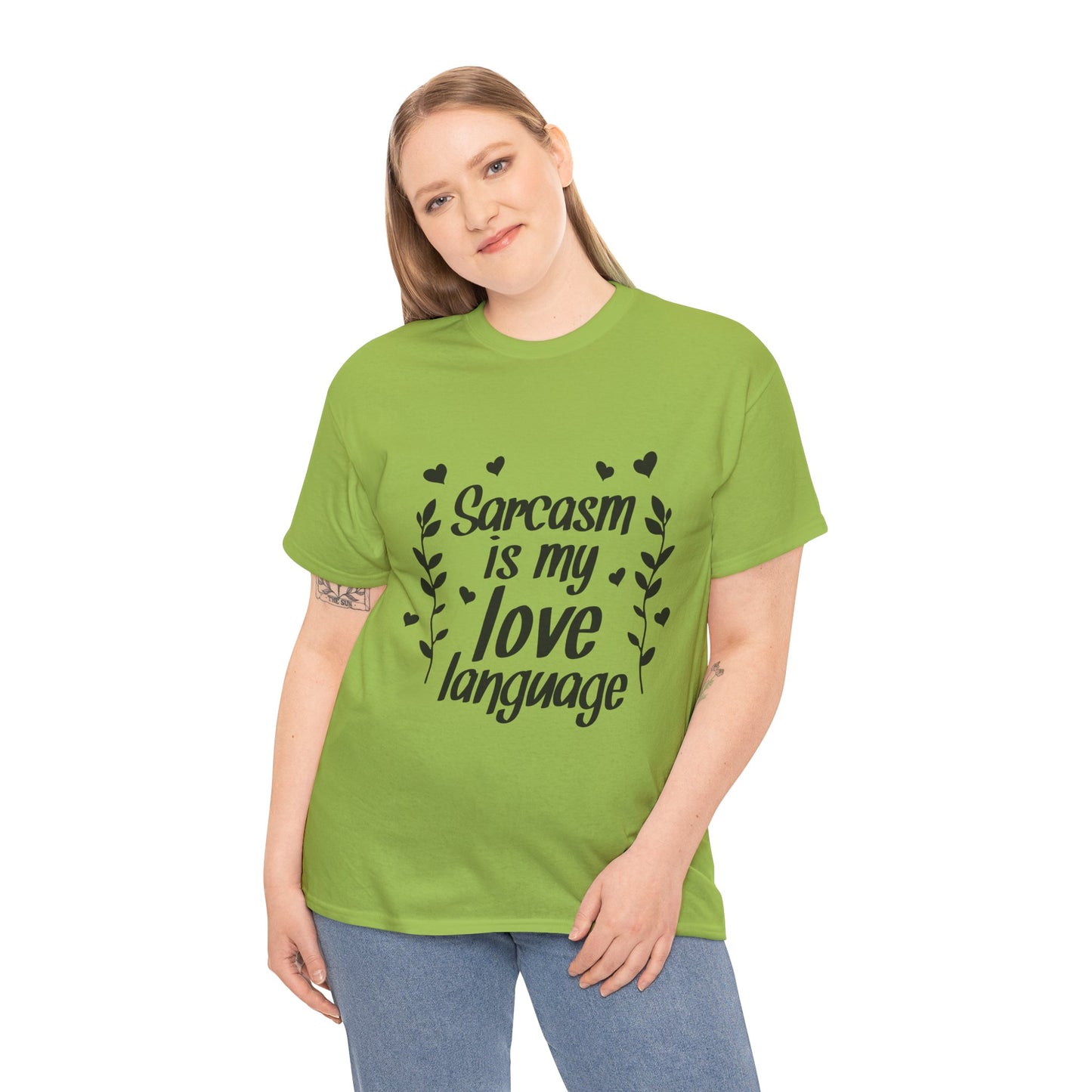 Sarcasm Is My Love Language Unisex Heavy Cotton Tee