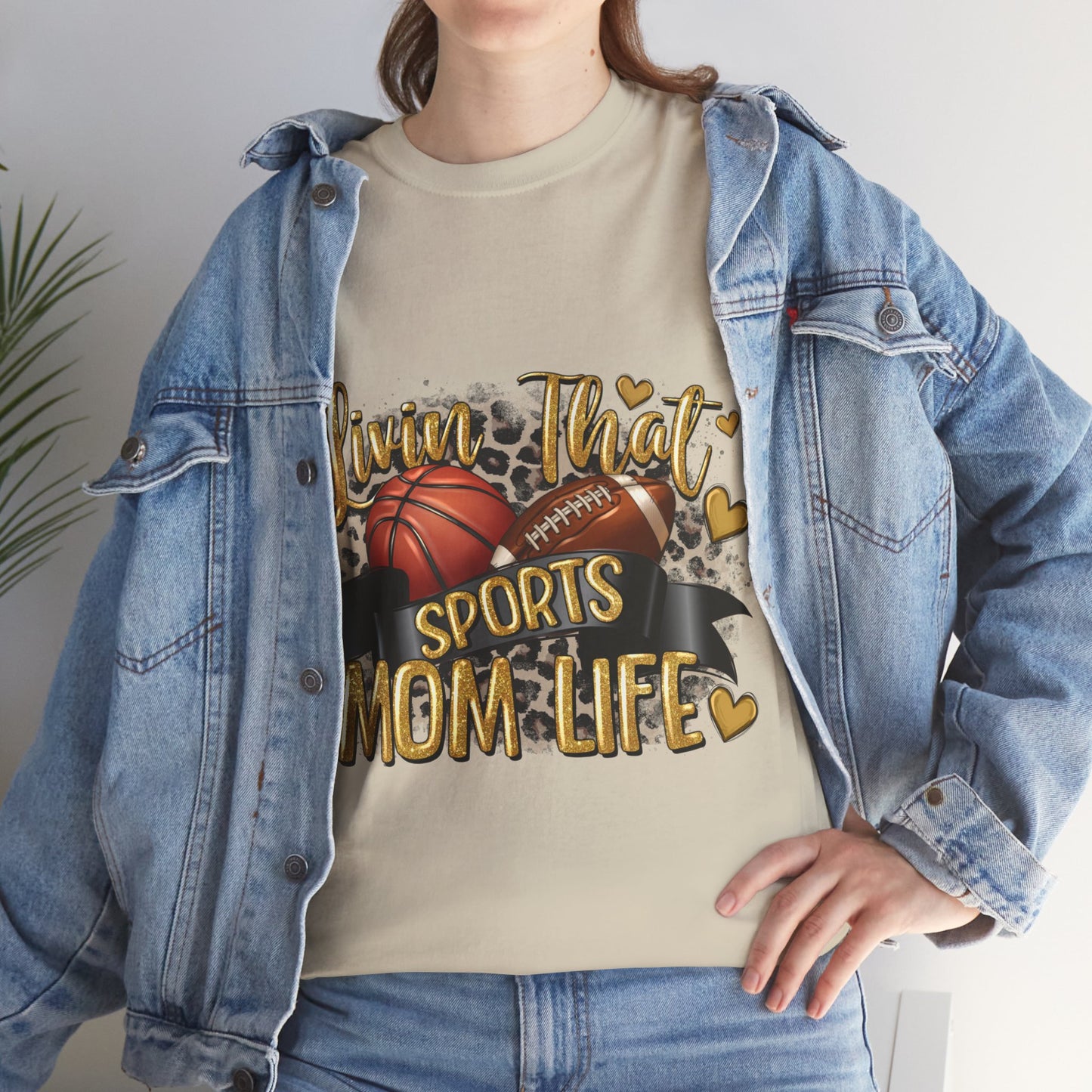 Sports Life Mom Unisex Heavy Cotton Tee