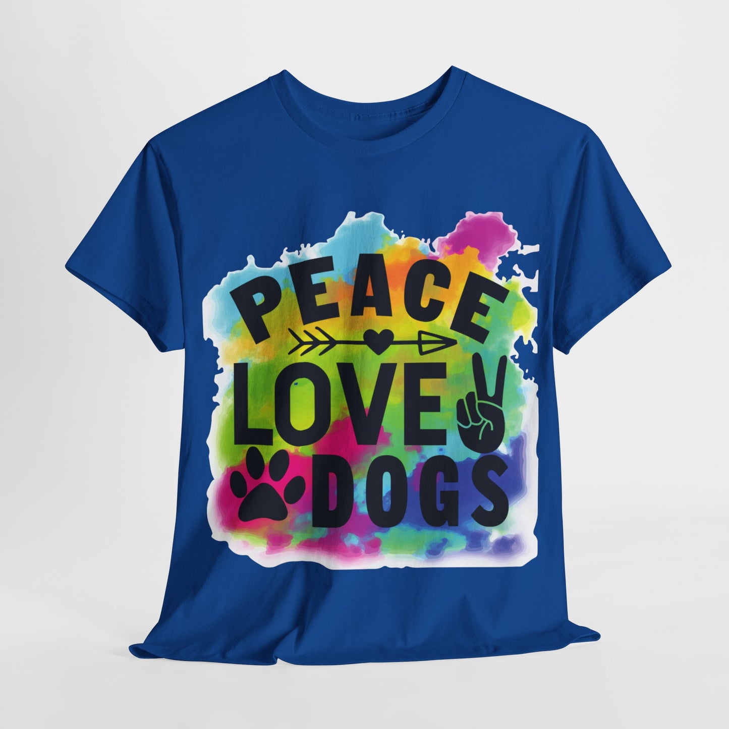 Peace Love Dogs Unisex Heavy Cotton Tee