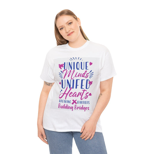 Unique Minds Autism Awareness Unisex Heavy Cotton Tee