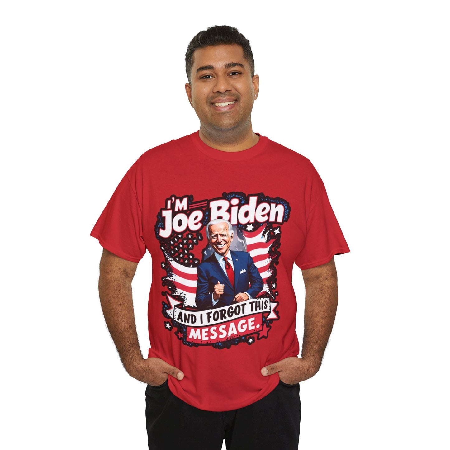 Biden I Forgot Unisex Heavy Cotton Tee