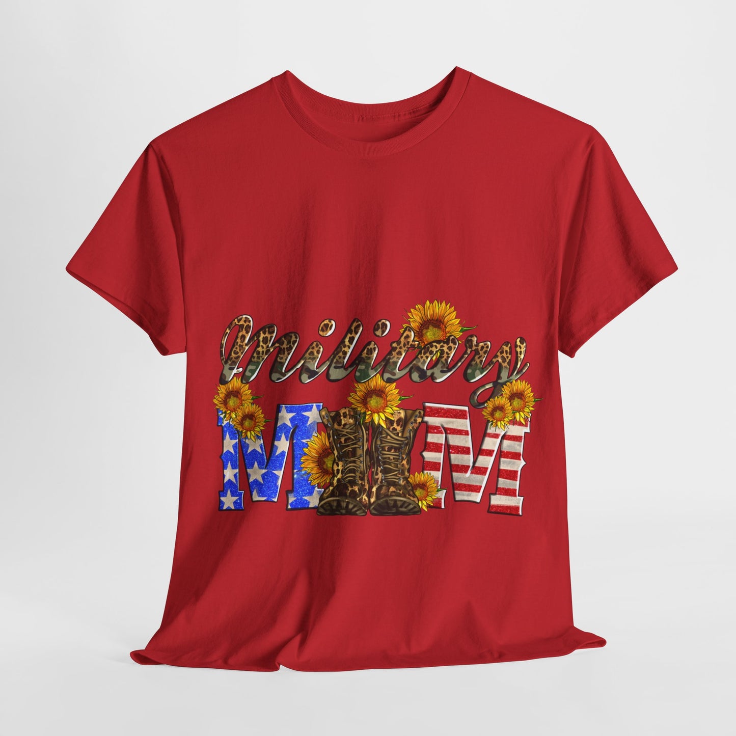 Military Mom Unisex Heavy Cotton Tee