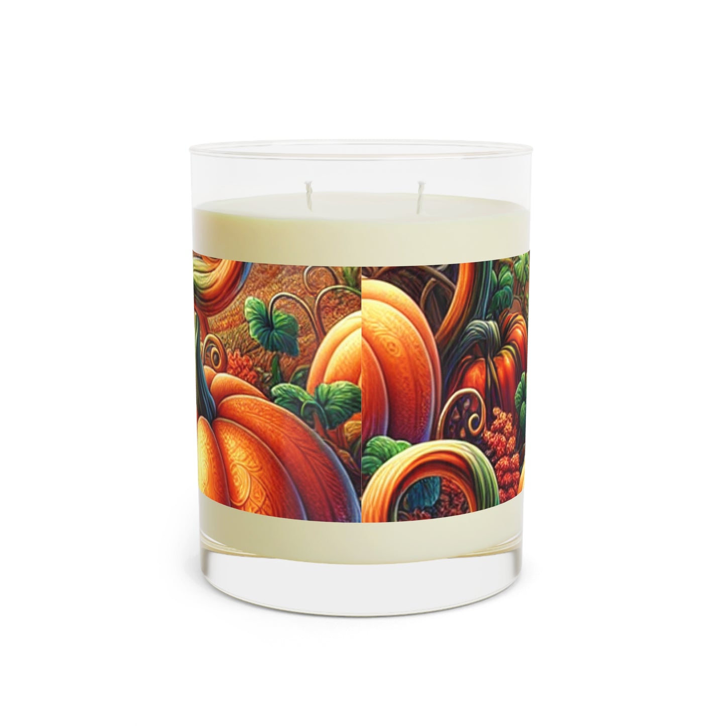 Pumpkin Season Scented Candle - Full Glass, 11oz