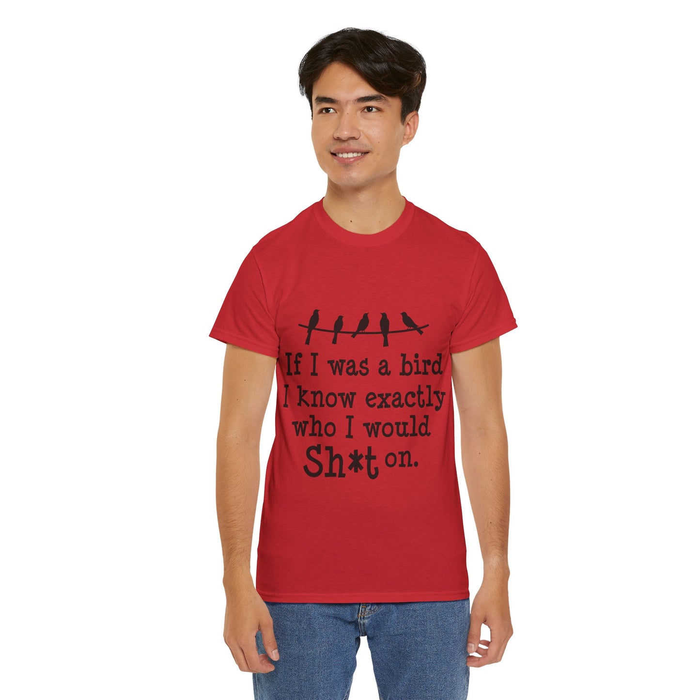 If I Were A Bird Unisex Heavy Cotton Tee